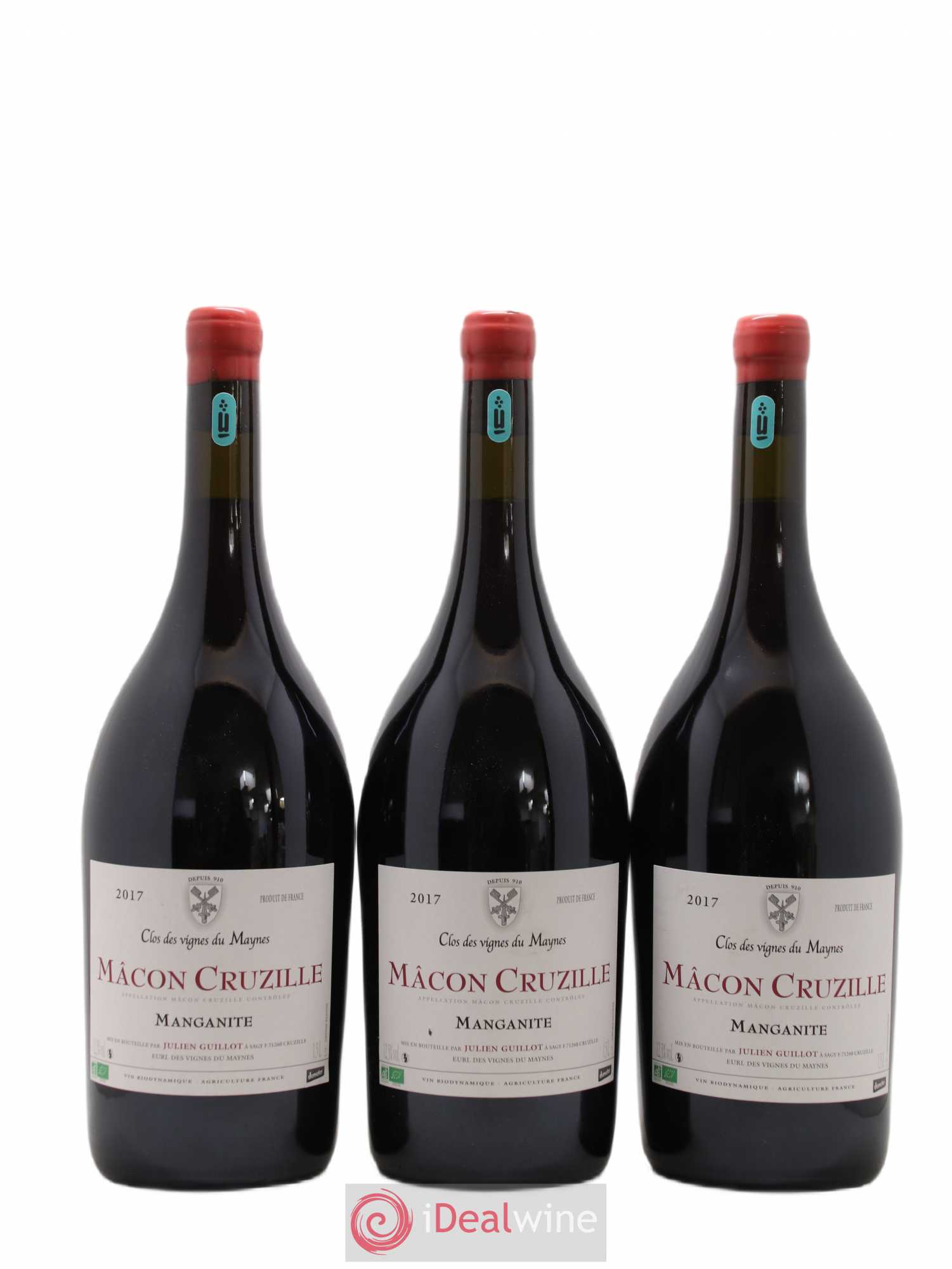 Mâcon-Cruzille Manganite Les Vignes du Maynes 2017 - Lot de 3 magnums - 0