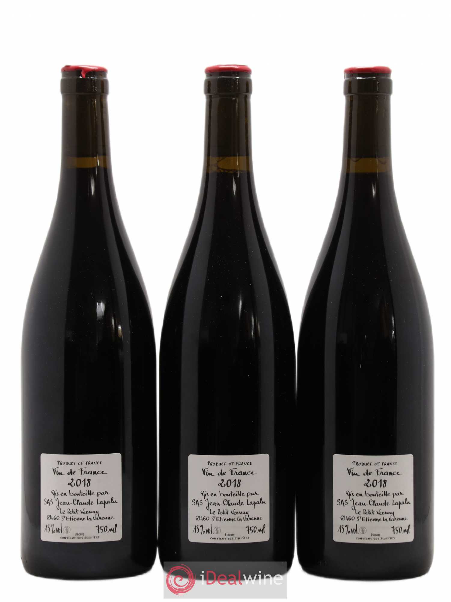 Vin de France Pinot noir Lapalu 2018 - Posten von 3 Flaschen - 1