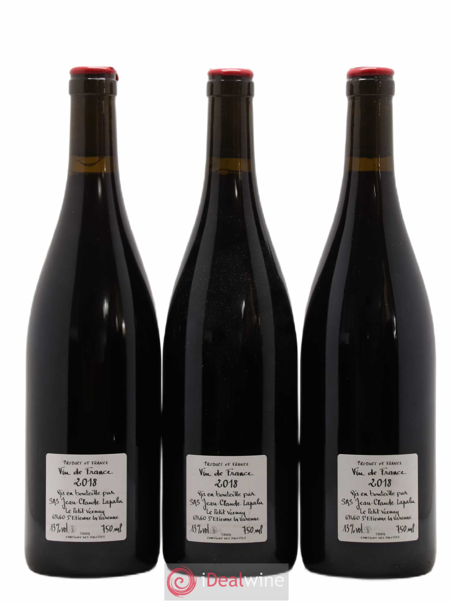 Vin de France Pinot noir Lapalu 2018 - Posten von 3 Flaschen - 1