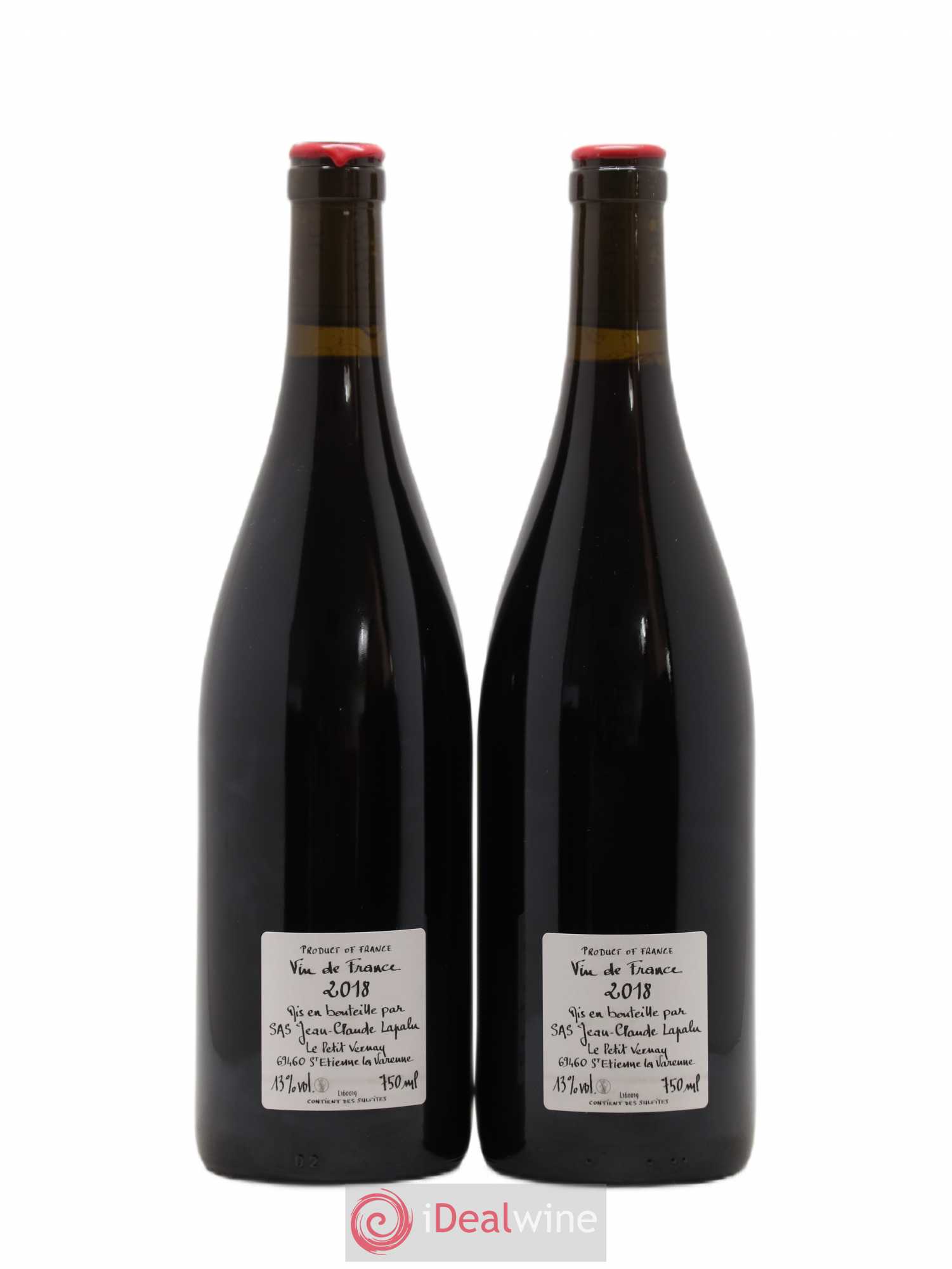 Vin de France Pinot noir Lapalu 2018 - Posten von 2 Flaschen - 1