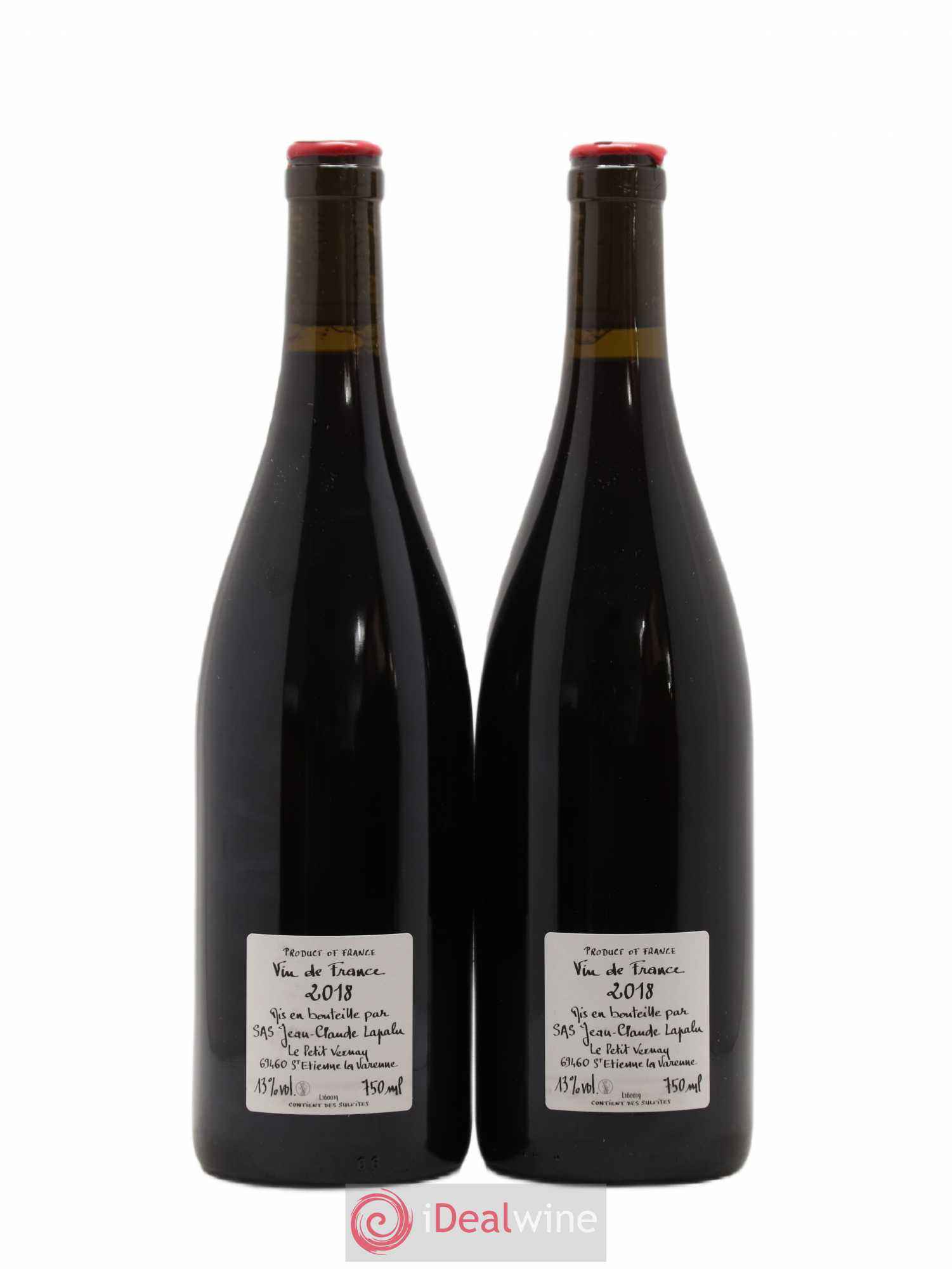 Vin de France Pinot noir Lapalu 2018 - Posten von 2 Flaschen - 1