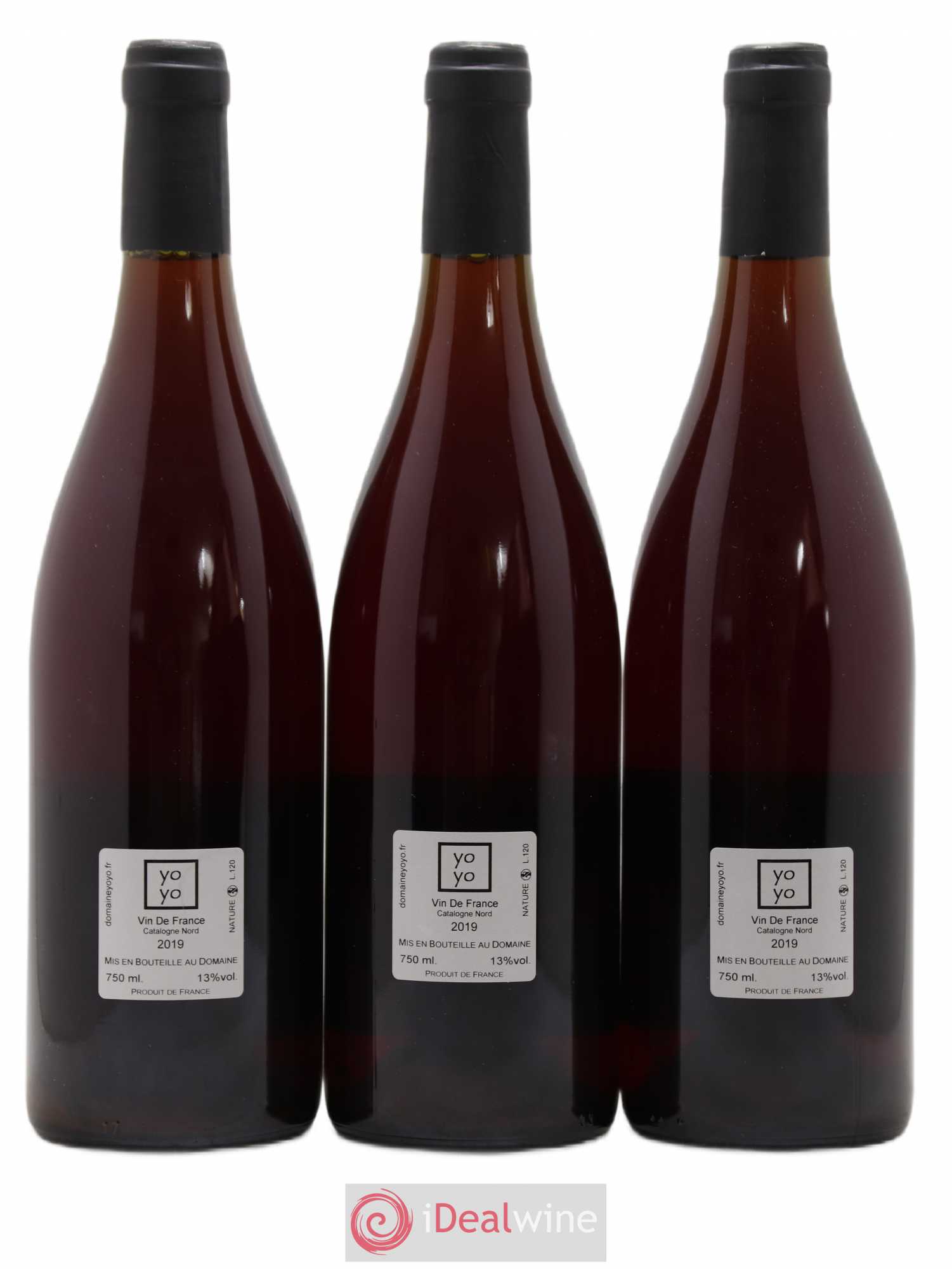 Vin de France La vierge rouge Domaine Yoyo 2019 - Posten von 3 Flaschen - 1