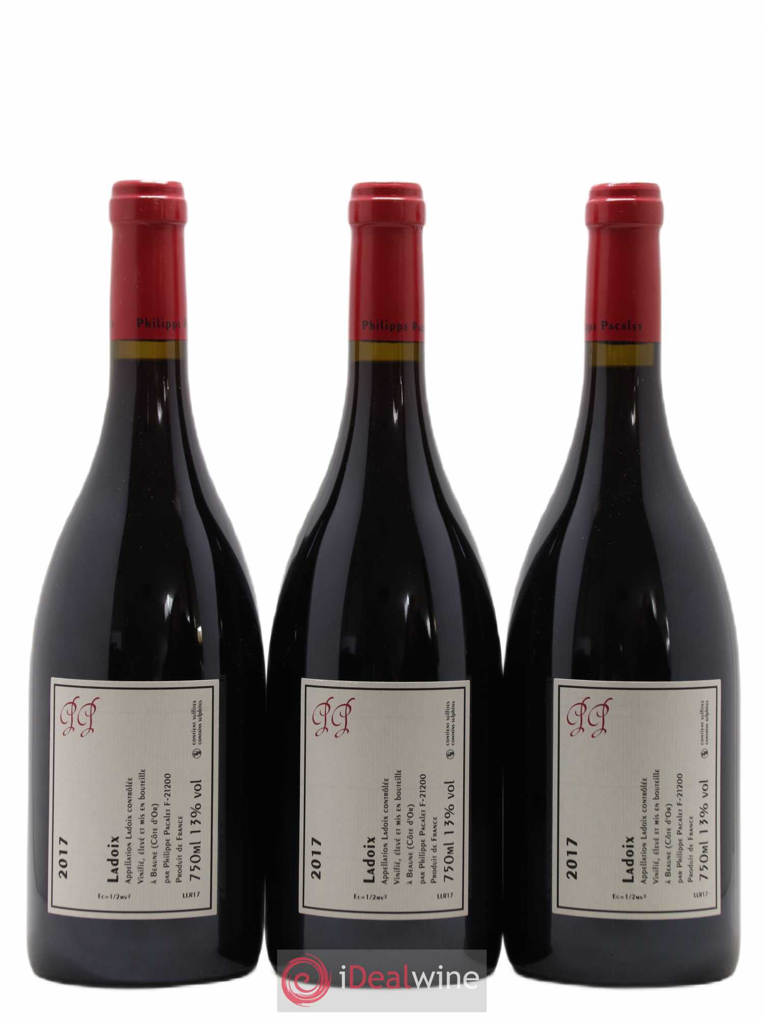 Ladoix Philippe Pacalet 2017 - Lot de 3 bouteilles - 1