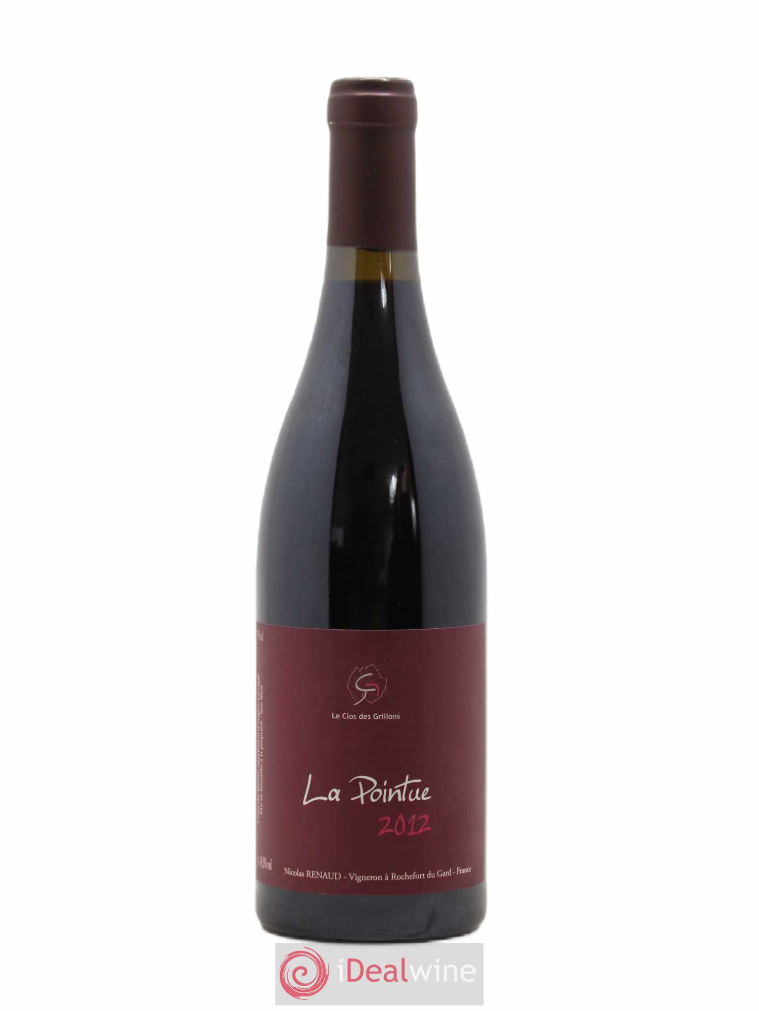 Côtes-du-Rhône Pointue Clos des Grillons 2012 - Posten von 1 Flasche - 0