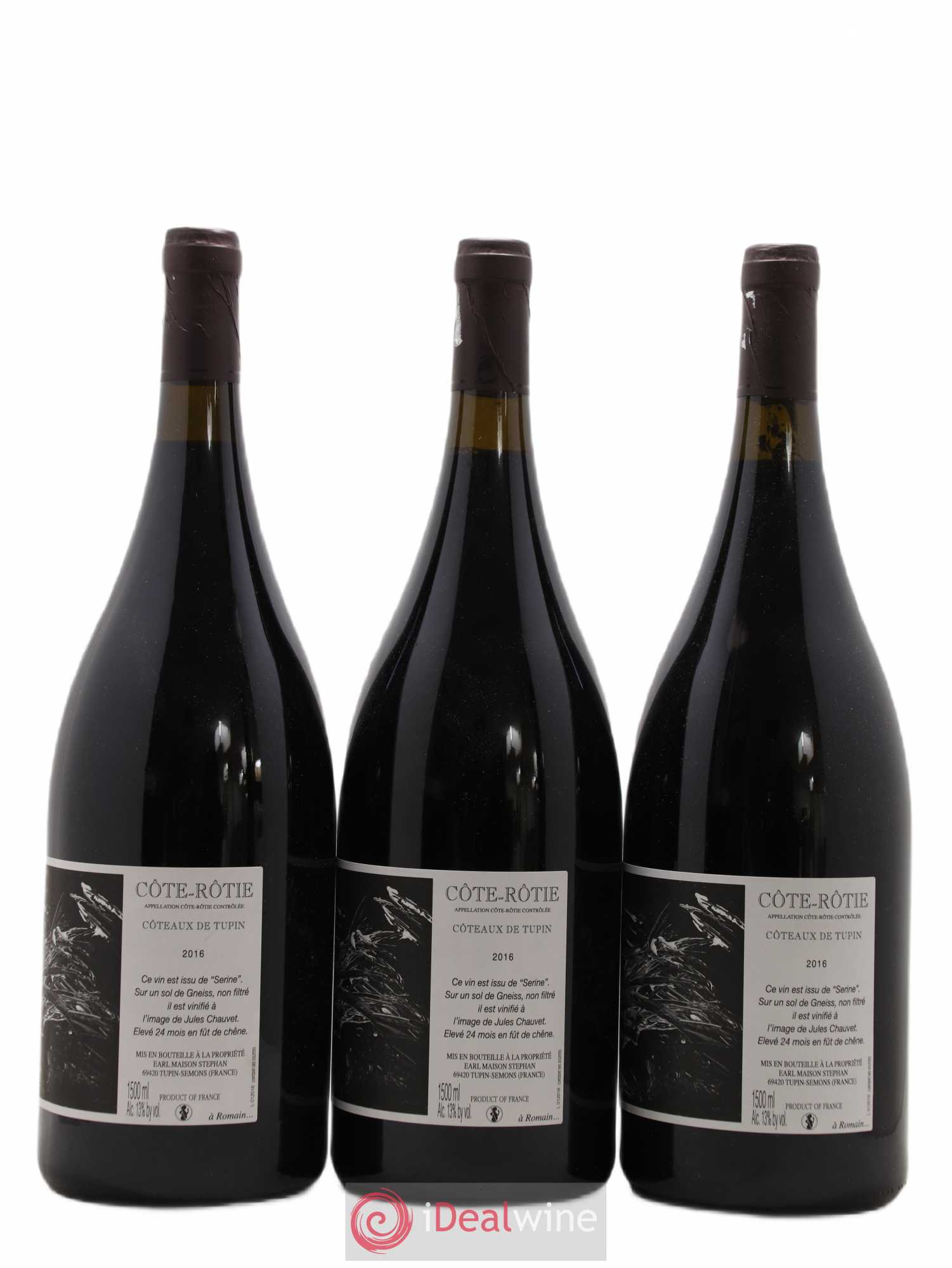Côte-Rôtie Coteaux de Tupin Jean-Michel Stephan 2016 - Lot de 3 magnums - 1