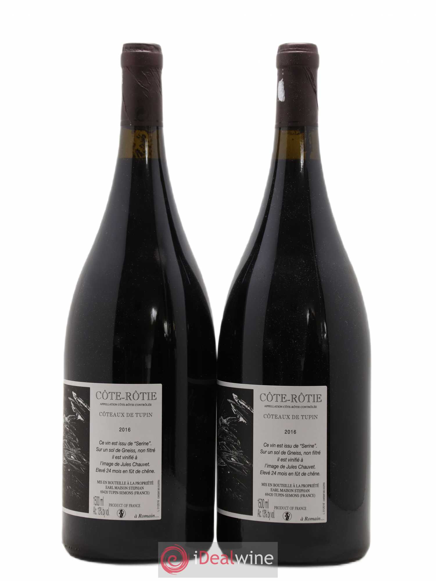 Côte-Rôtie Coteaux de Tupin Jean-Michel Stephan 2016 - Lot de 2 magnums - 1