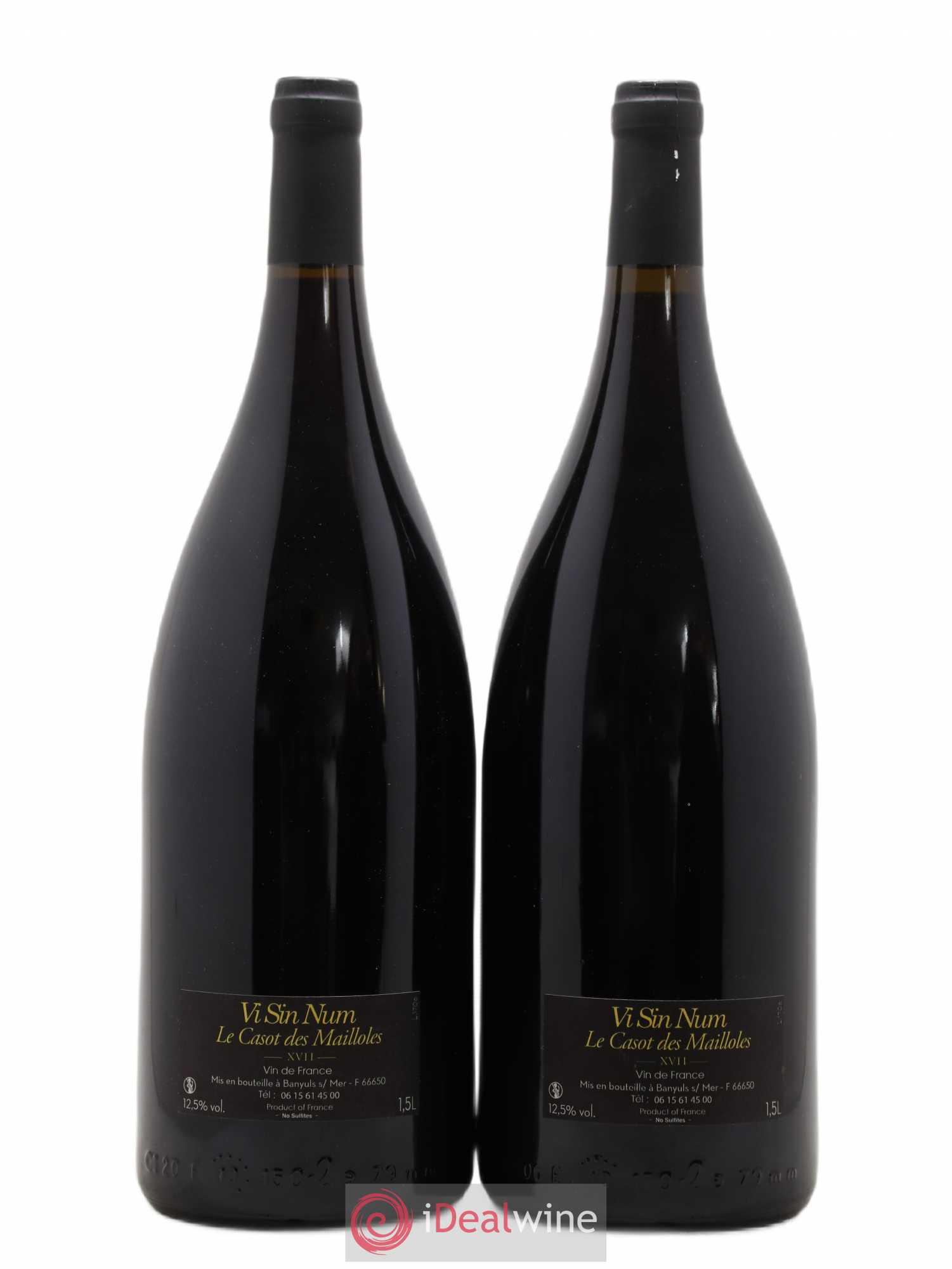 Vin de France Vi Sin Num Perez Casot des Mailloles 2017 - Posten von 2 Magnum - 1