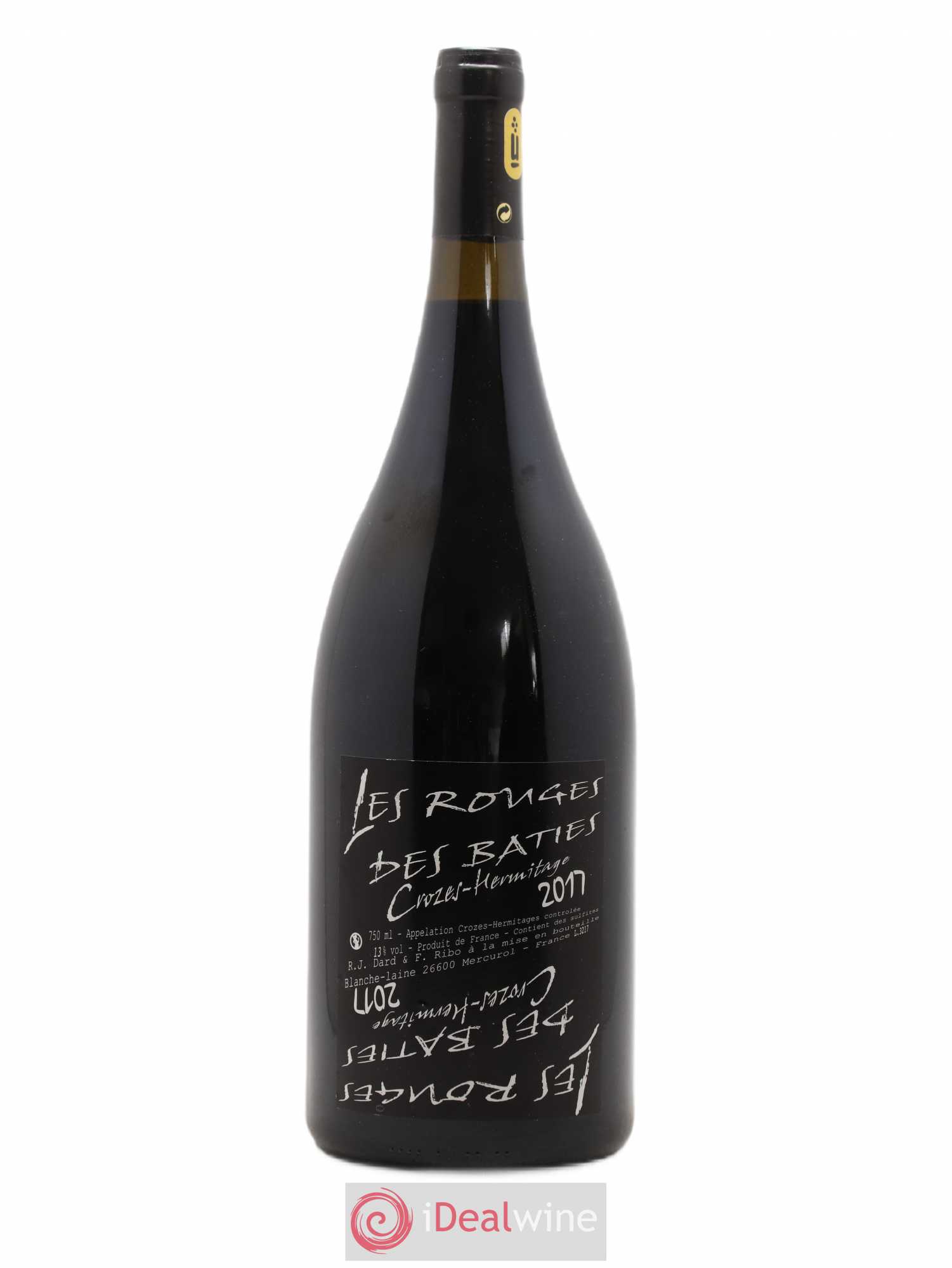 Crozes-Hermitage Les Rouges des Bâties Dard et Ribo (Domaine) 2017 - Lot of 1 magnum - 0