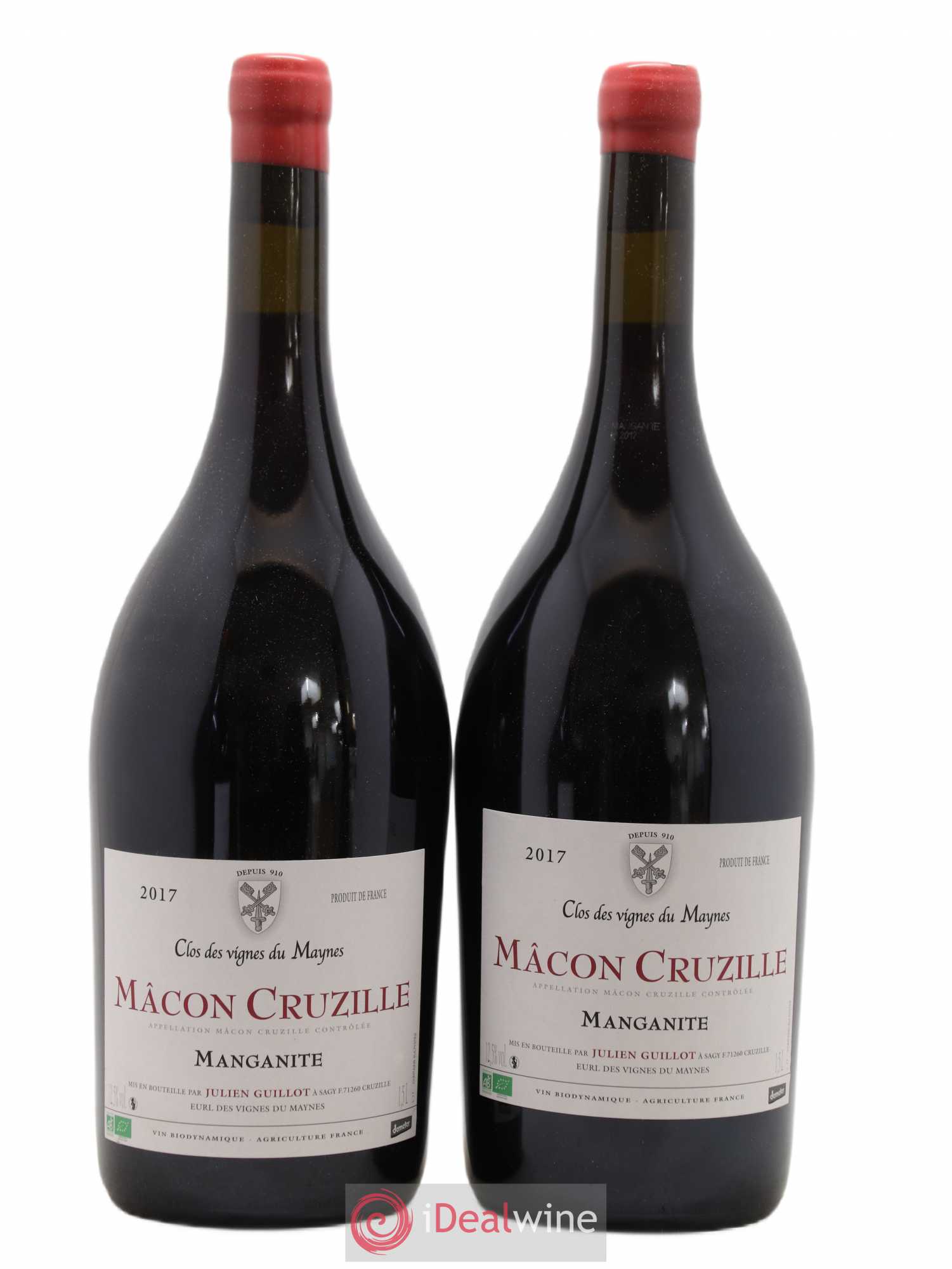Mâcon-Cruzille Manganite Les Vignes du Maynes 2017 - Lot de 2 magnums - 0
