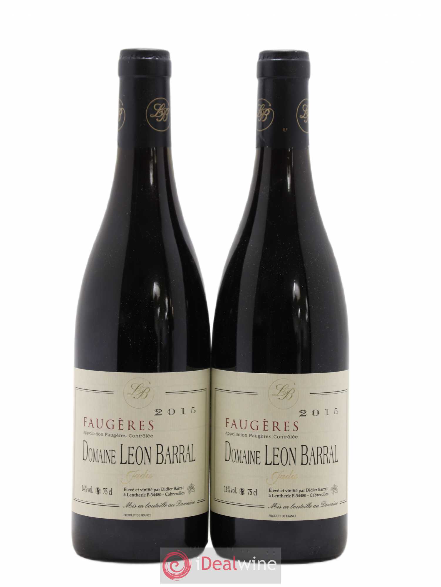 Faugères Jadis Domaine Léon Barral 2015 - Lot de 2 bouteilles - 0