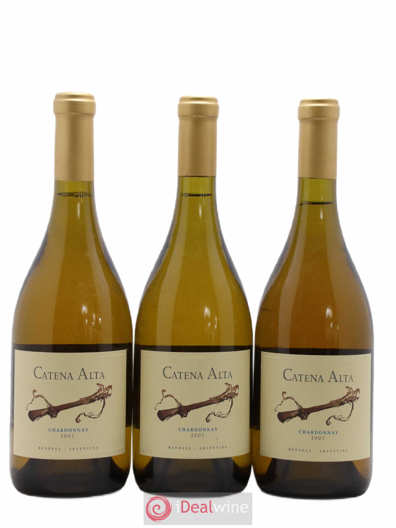 Mendoza Mendoza Catena Zapata Chardonnay Catena Alta 2007 - Posten von 3 Flaschen - 0