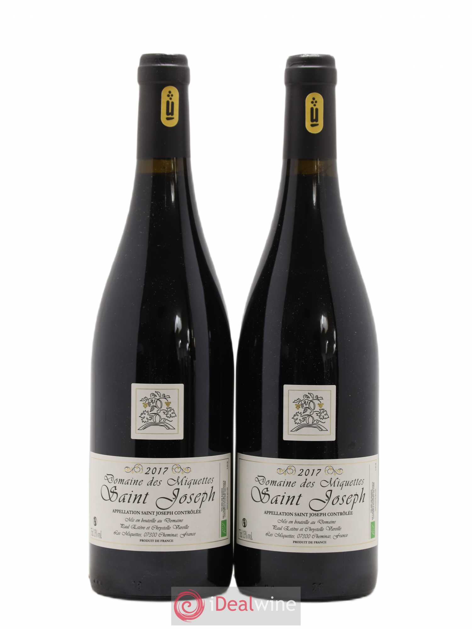 Saint-Joseph Miquettes (Domaine des) 2017 - Lot de 2 bouteilles - 0