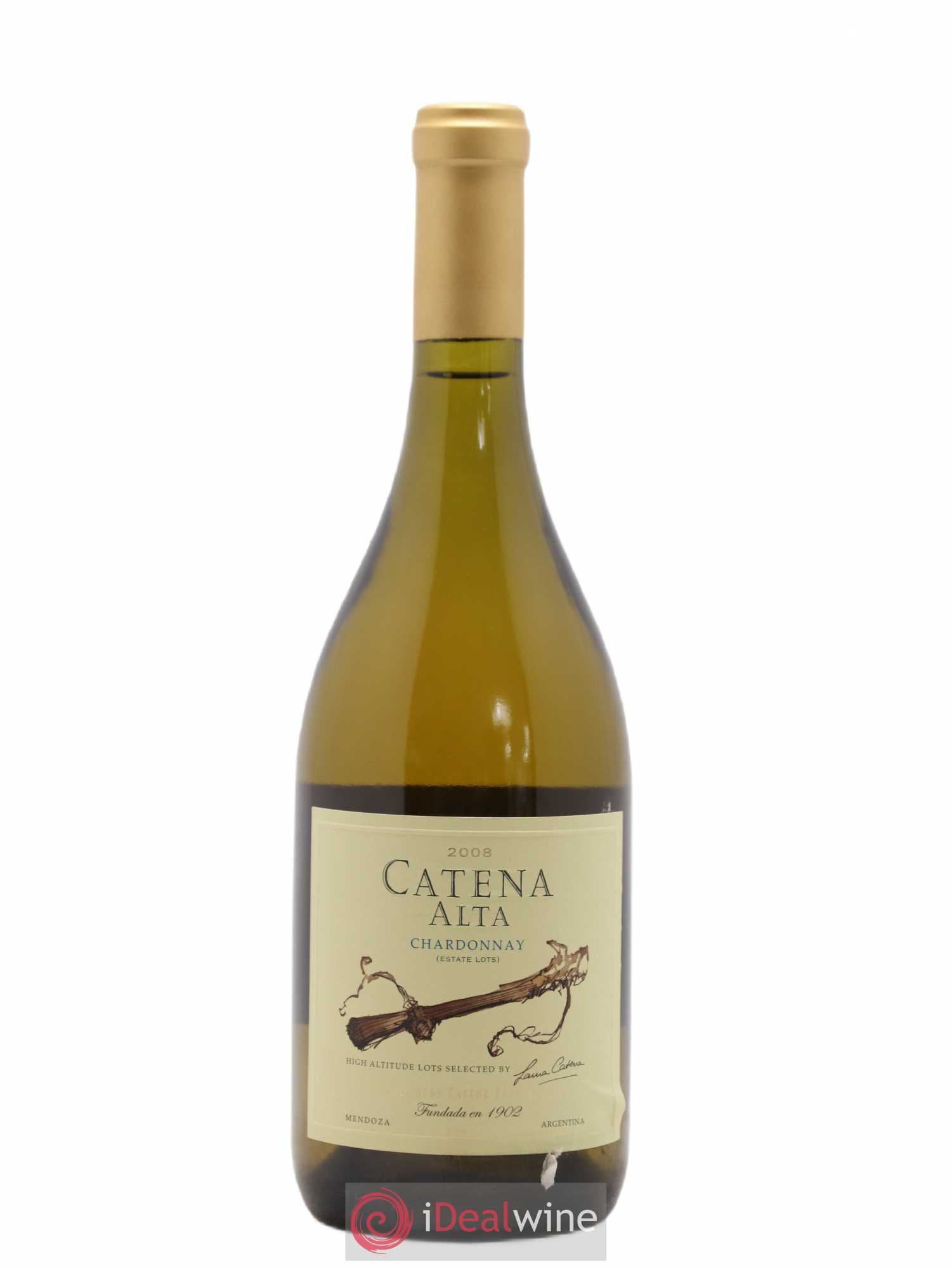 Mendoza Mendoza Catena Zapata Chardonnay Catena Alta 2008 - Posten von 1 Flasche - 0