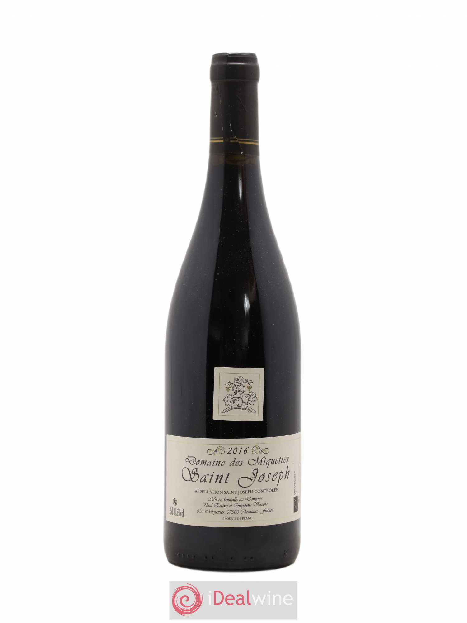 Saint-Joseph Miquettes (Domaine des) 2016 - Lot de 1 bouteille - 0