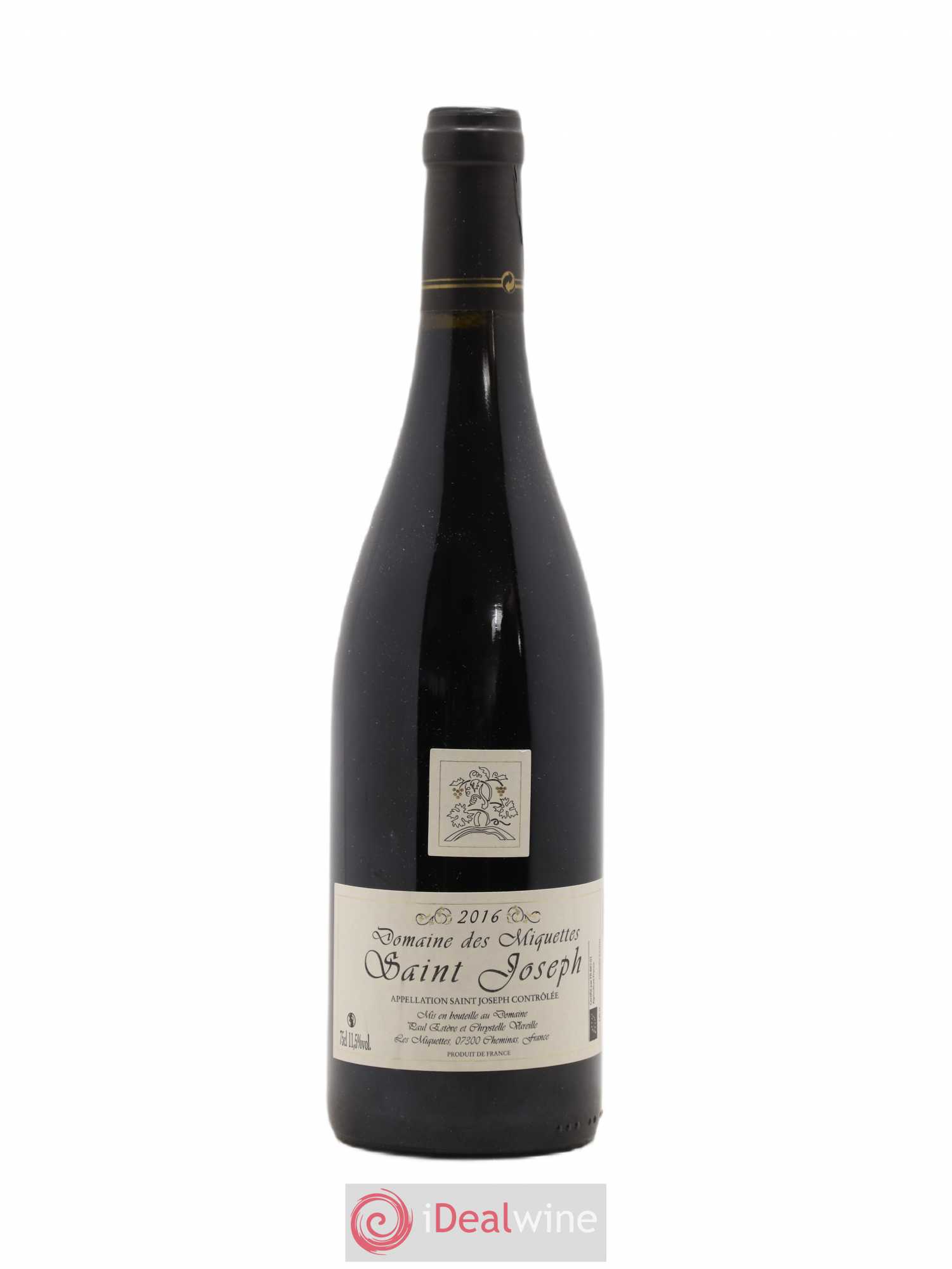 Saint-Joseph Miquettes (Domaine des) 2016 - Lot de 1 bouteille - 0