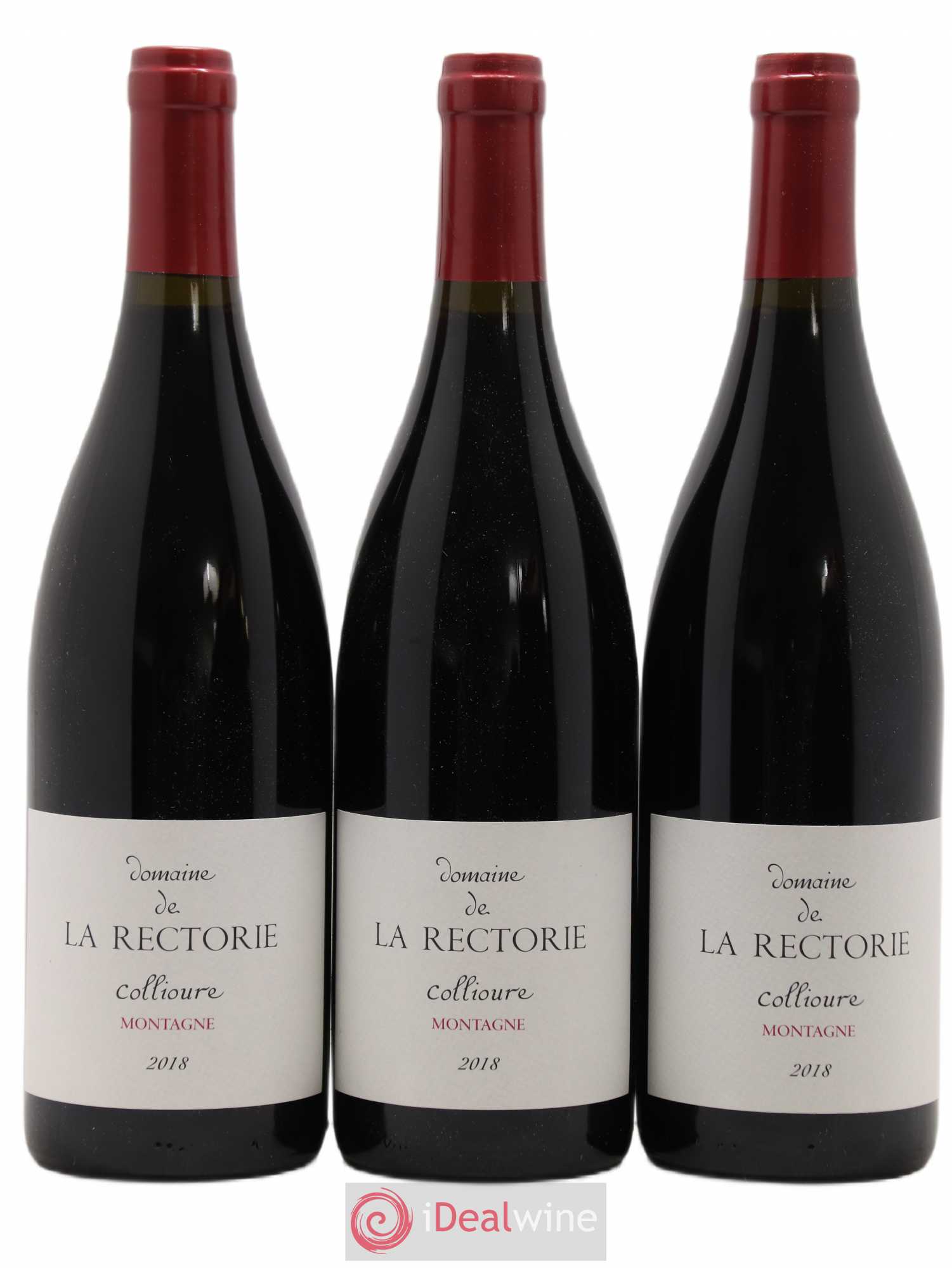 Collioure La Rectorie (Domaine de) Montagne Thierry et Jean Emmanuel Parcé 2018 - Lot de 3 bouteilles - 0