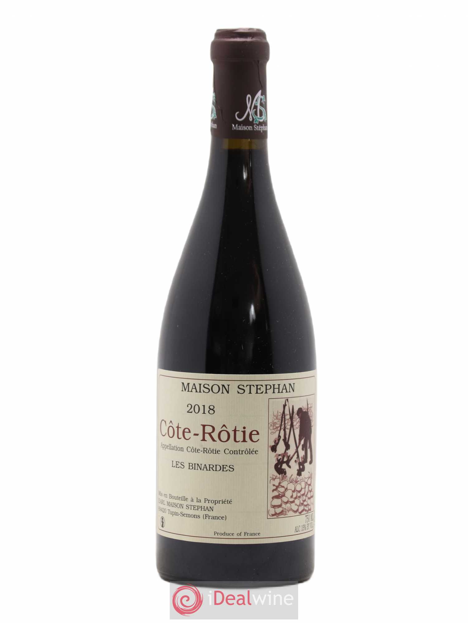 Côte-Rôtie Les Binardes Jean-Michel Stephan 2018 - Lot de 1 bouteille - 0
