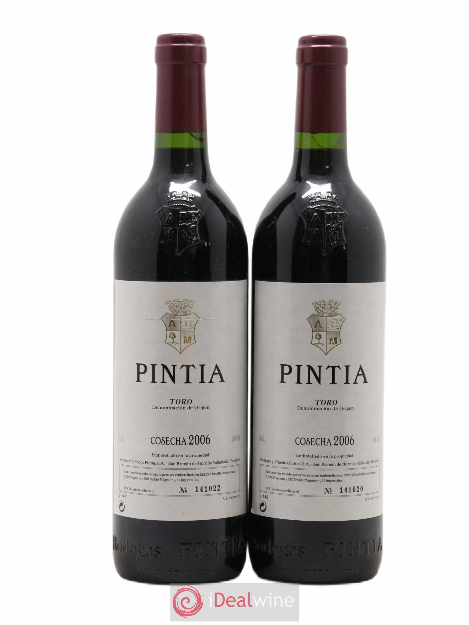 Toro DO Vega Sicilia Pintia Famille Alvarez 2006 - Lot de 2 bouteilles - 0