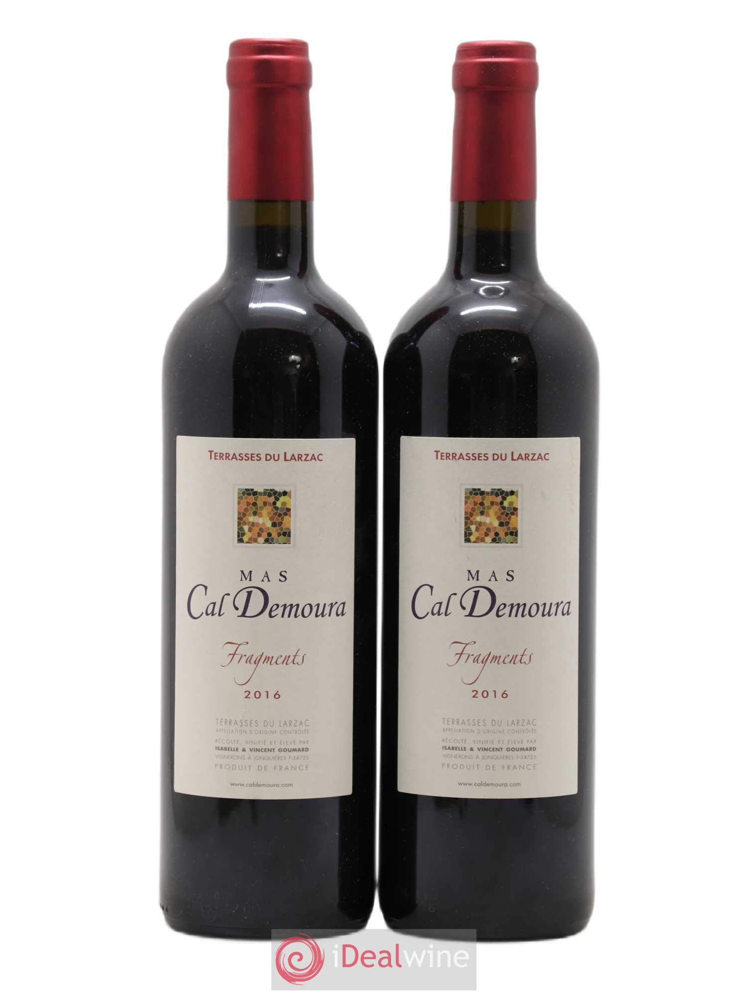 Terrasses du Larzac Fragments Mas Cal Demoura 2016 - Lot de 2 bouteilles - 0