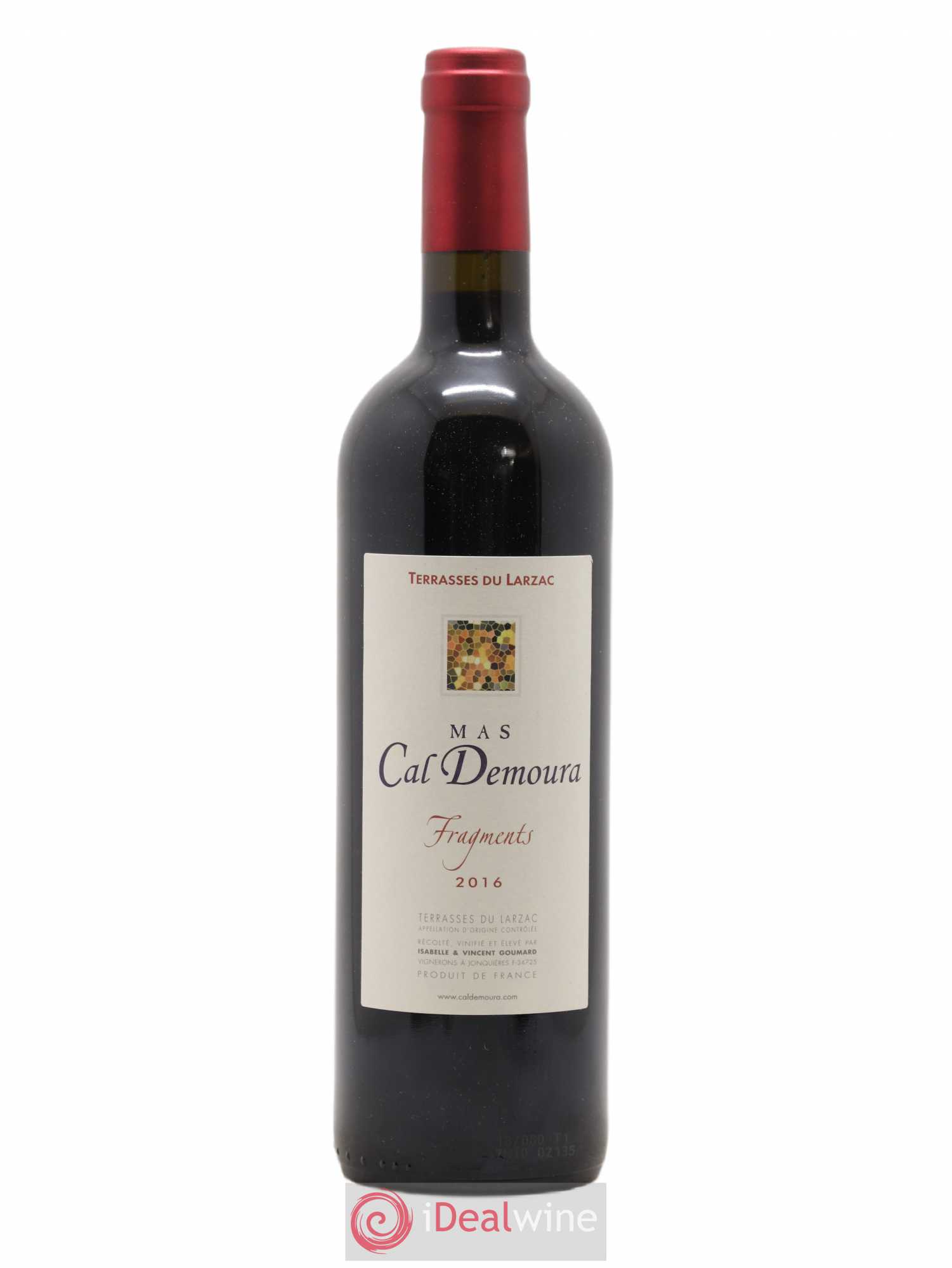 Terrasses du Larzac Fragments Mas Cal Demoura 2016 - Lot de 1 bouteille - 0