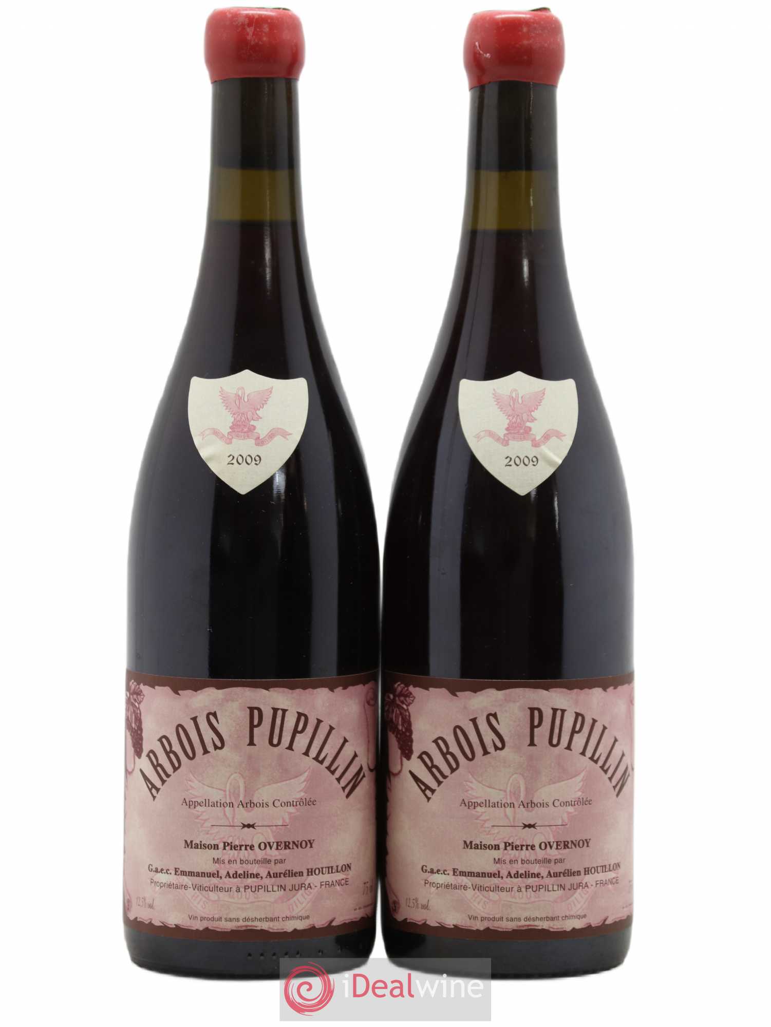 Arbois-Pupillin Poulsard (cire rouge) Overnoy-Houillon (Domaine) 2009 - Lot de 2 bouteilles - 0
