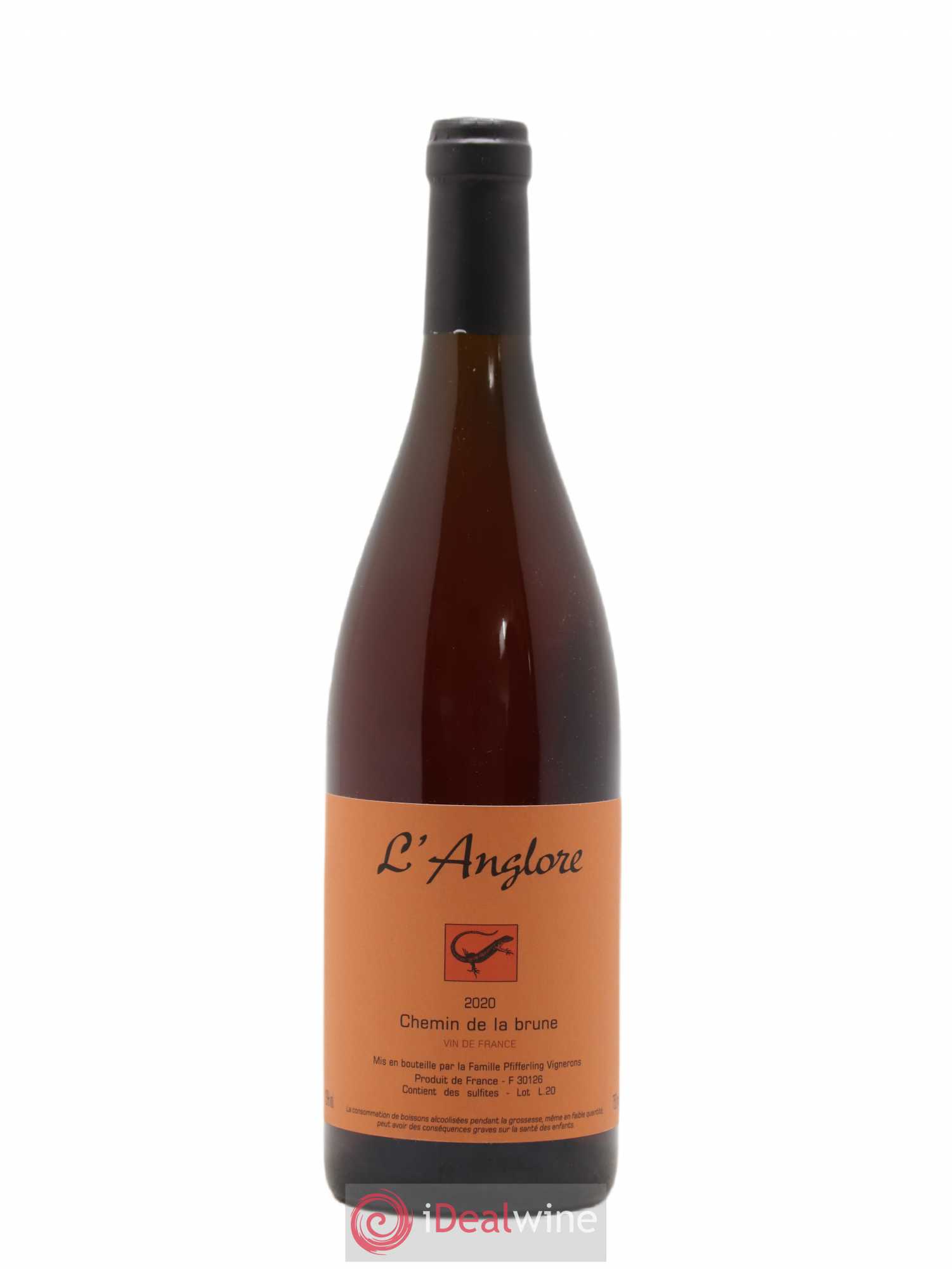 Vin de France Chemin de la brune L'Anglore 2020 - Lot de 1 bouteille - 0