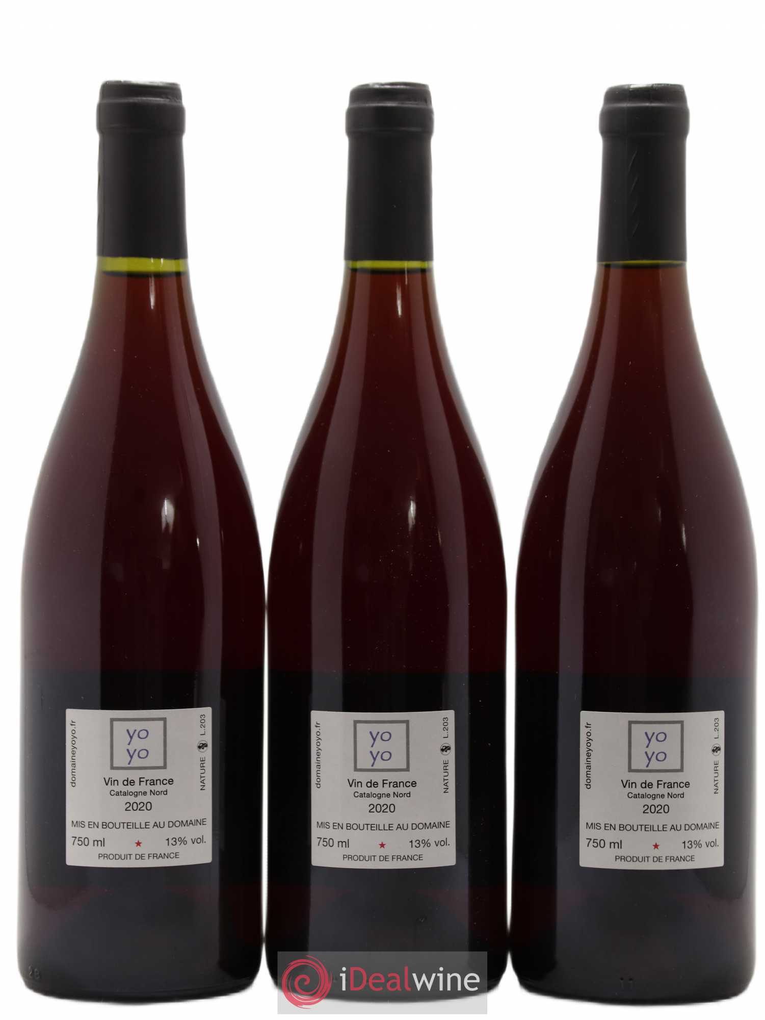 Vin de France Akoibon Domaine Yoyo 2020 - Lot de 3 bouteilles - 1
