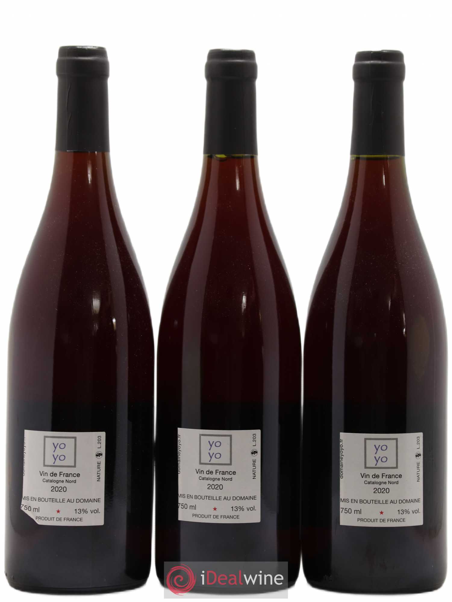 Vin de France La Tranchée Domaine Yoyo 2020 - Lot de 3 bouteilles - 1
