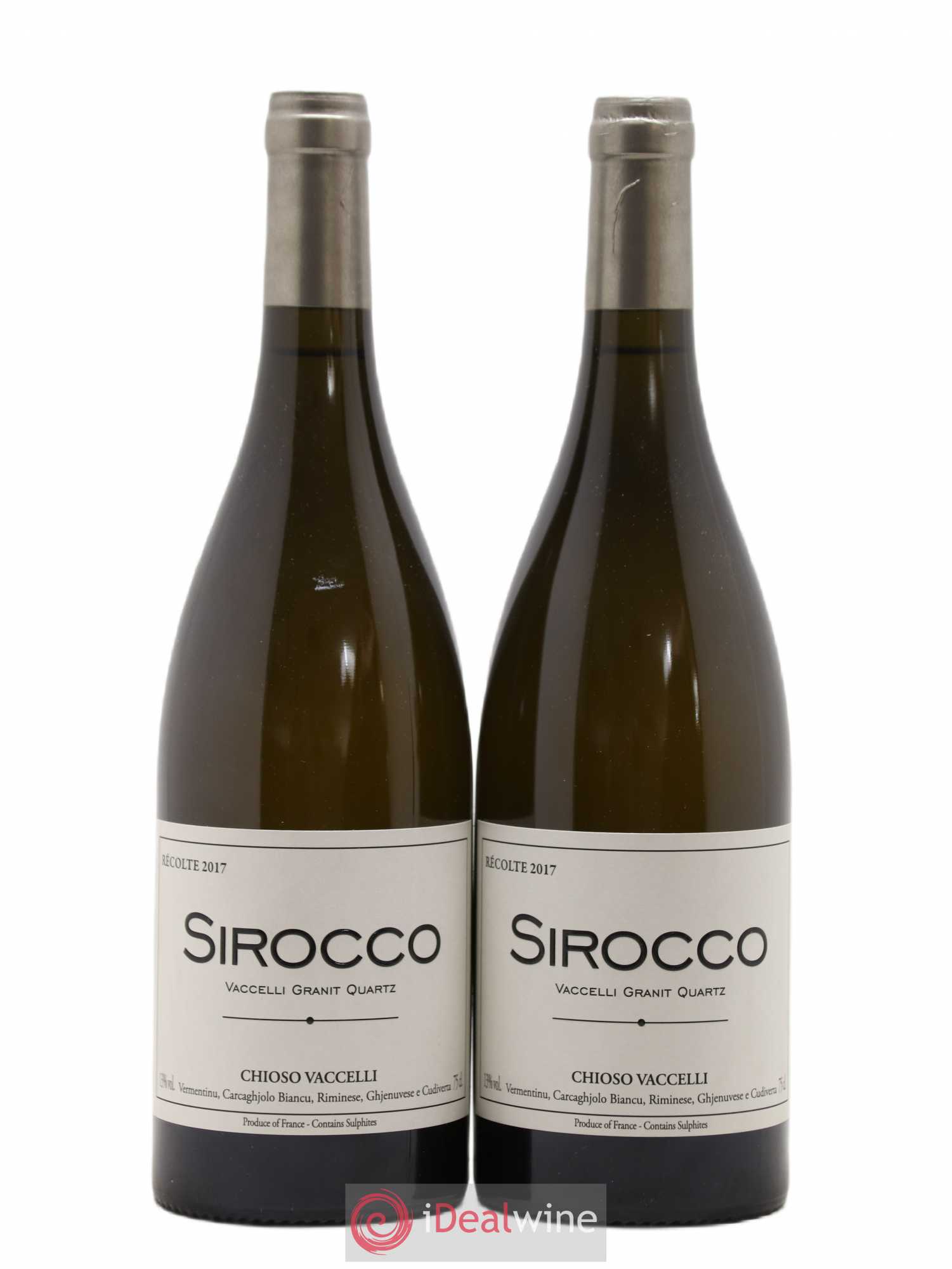 Ajaccio Sirocco Vaccelli 2017 - Lot de 2 bouteilles - 0
