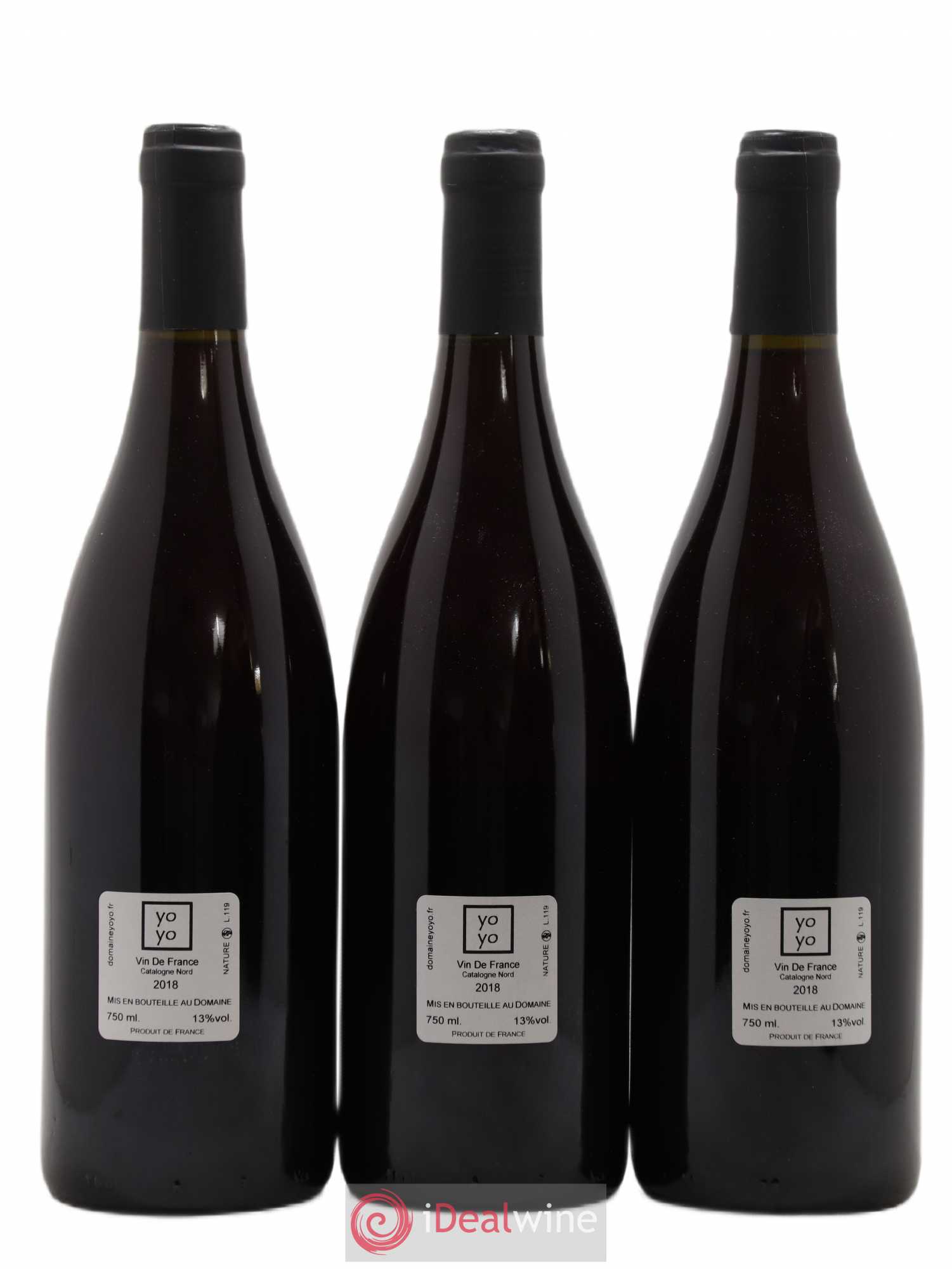 Vin de France La Tranchée Domaine Yoyo 2018 - Lot de 3 bouteilles - 1
