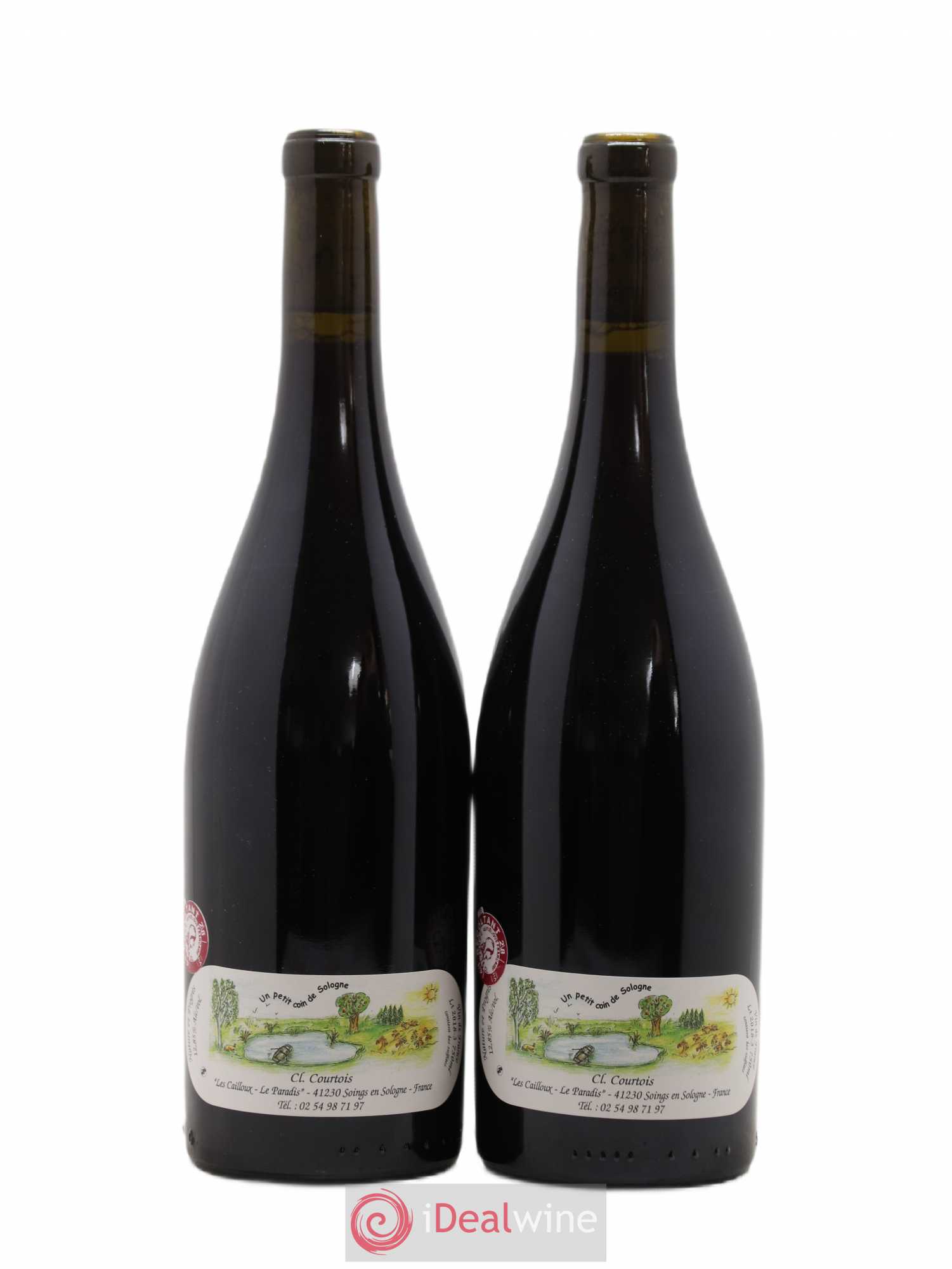 Vin de France Racines Les Cailloux du Paradis 2018 - Lot de 2 bouteilles - 1