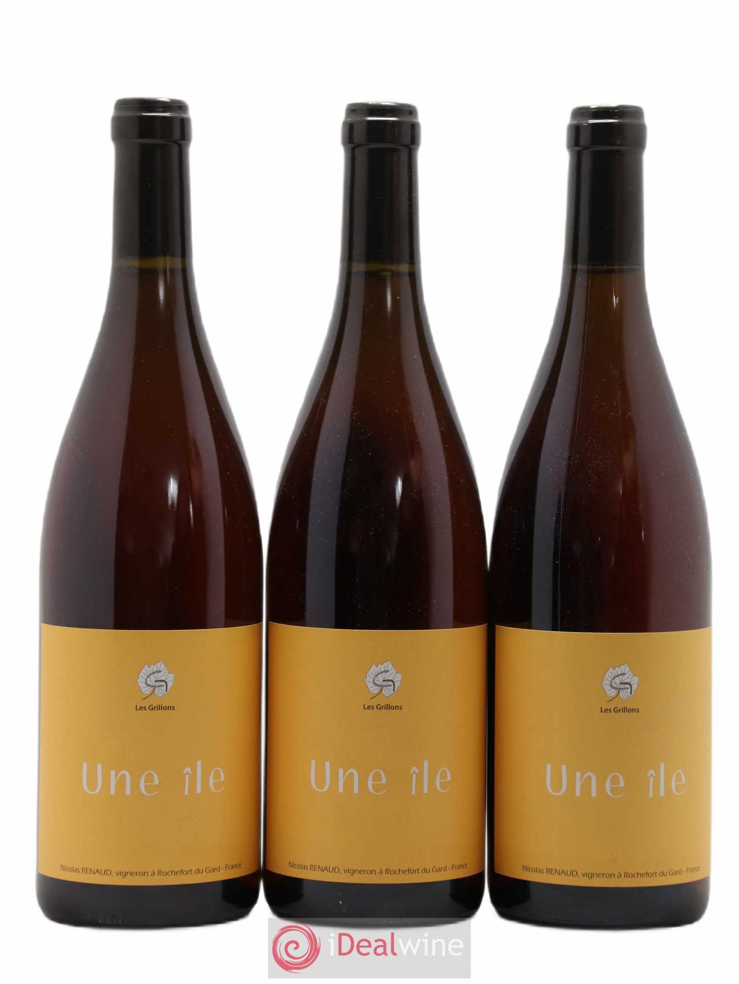 Vin de France Une Ile Clos des Grillons 2019 - Lot de 3 bouteilles - 0