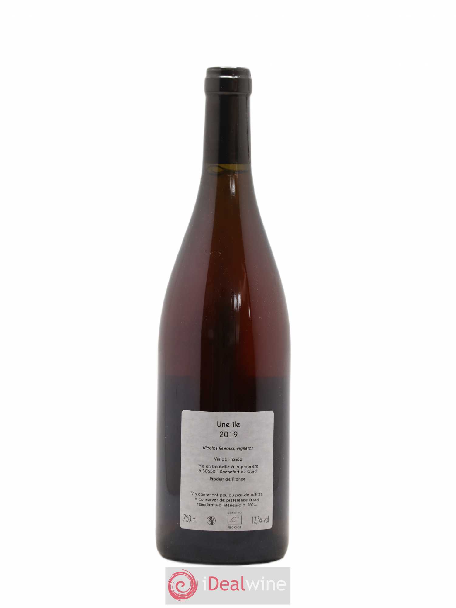 Vin de France Une Ile Clos des Grillons 2019 - Lot de 1 bouteille - 1