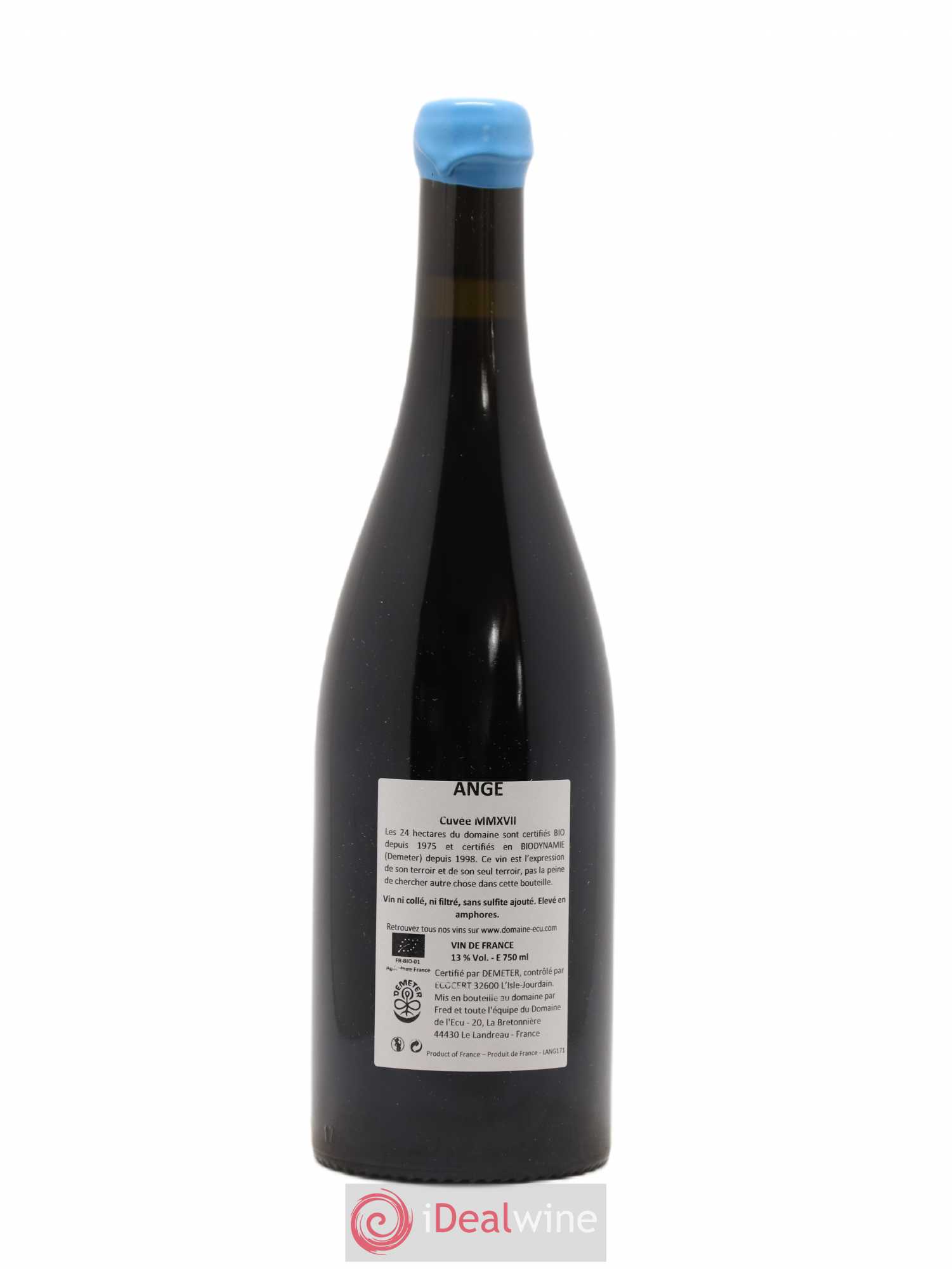 Vin de France Ange Domaine de L'Ecu 2017 - Lot de 1 bouteille - 1