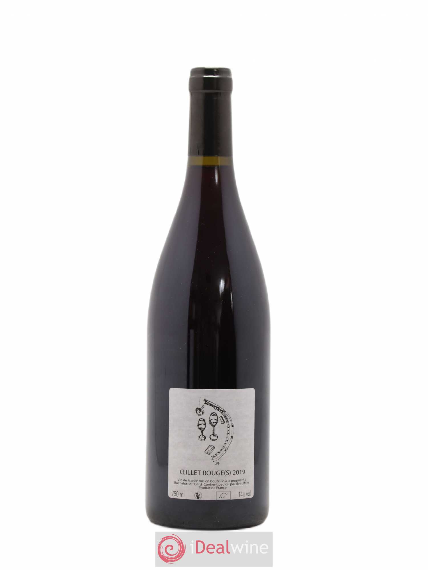 Vin de France Oeillet rouge Clos des Grillons 2019 - Posten von 1 Flasche - 1