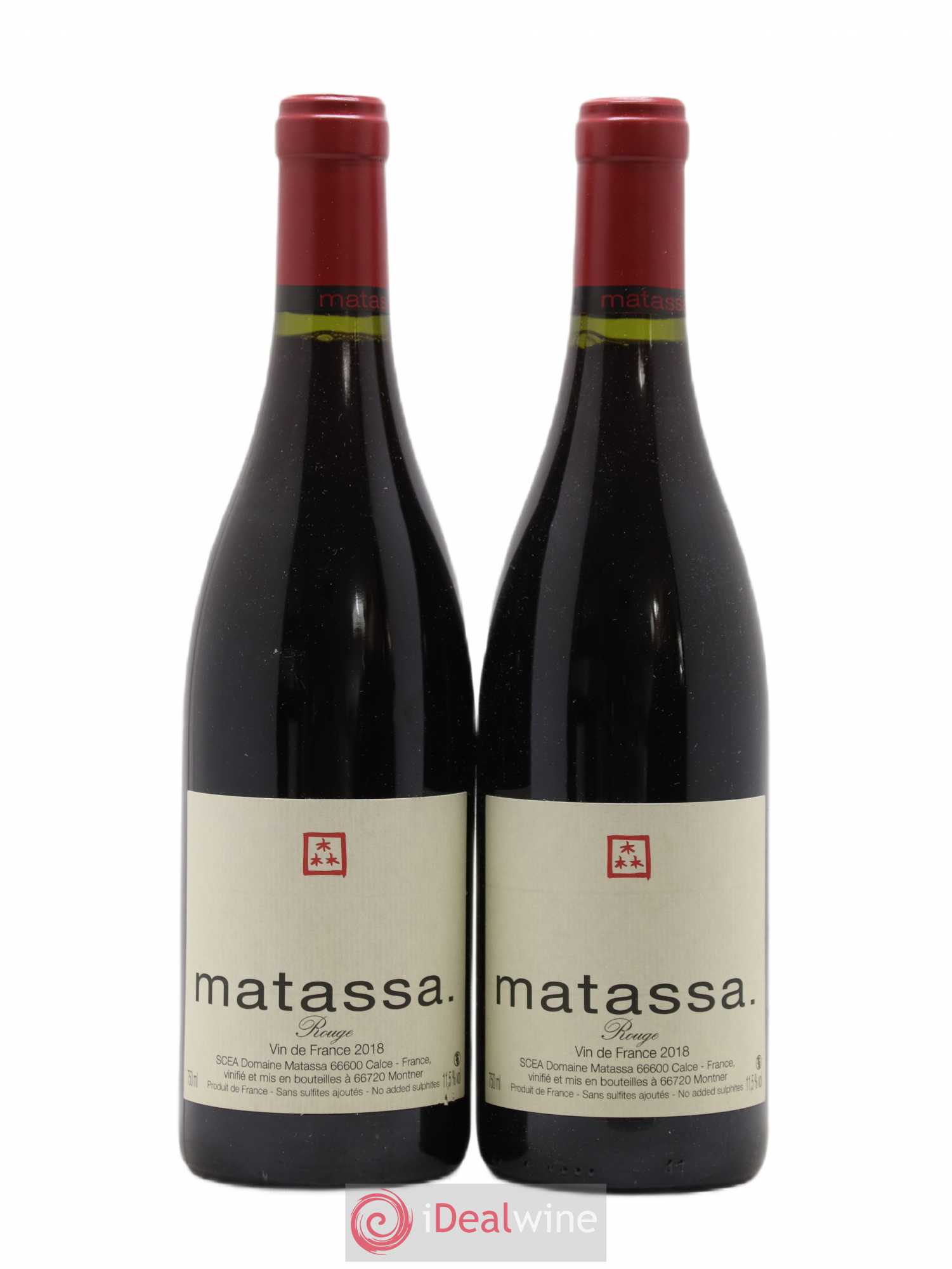 Côtes Catalanes Matassa Matassa 2018 - Lot de 2 bouteilles - 0