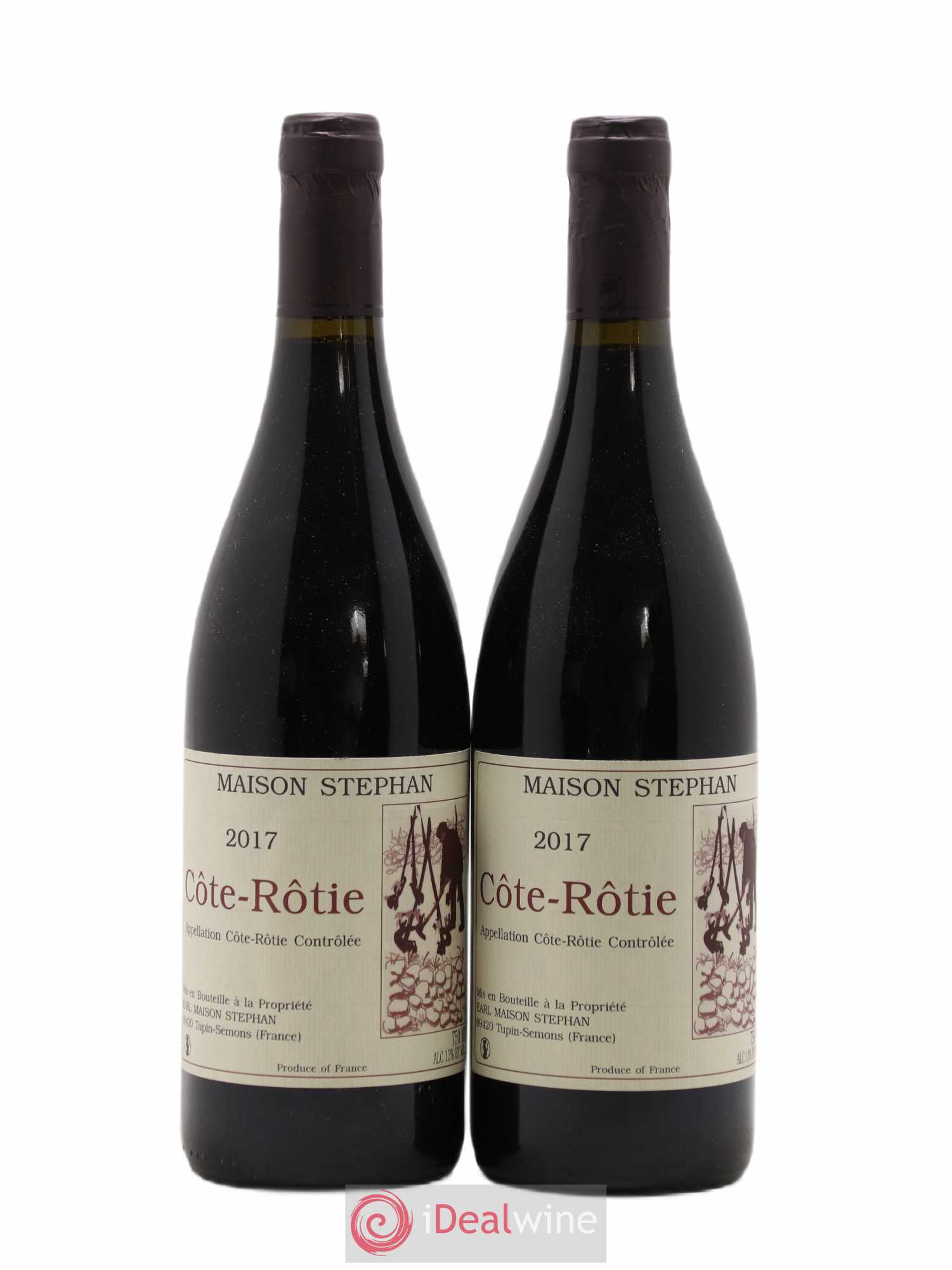 Côte-Rôtie Jean-Michel Stephan 2017 - Lot de 2 bouteilles - 0