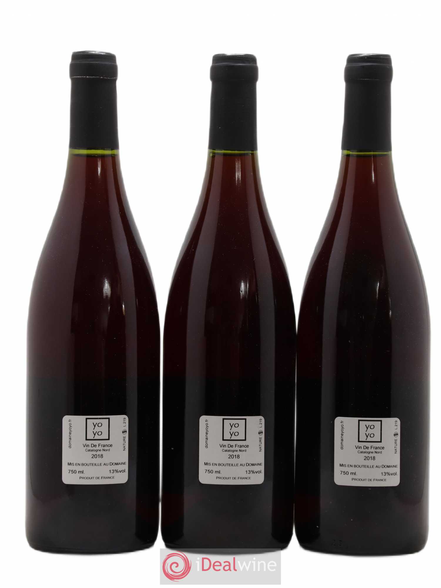 Vin de France La Tranchée Domaine Yoyo 2018 - Lot de 3 bouteilles - 1