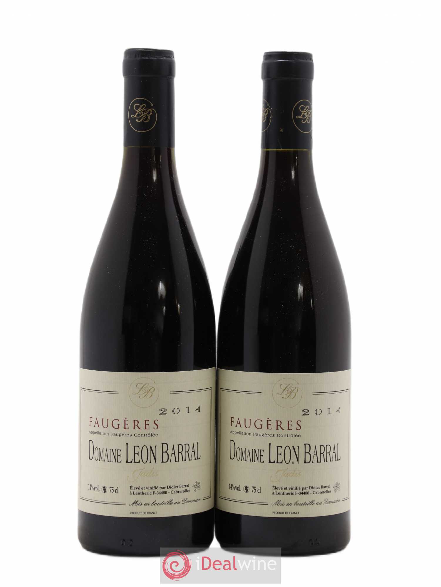 Faugères Jadis Domaine Léon Barral 2014 - Lot de 2 bouteilles - 0
