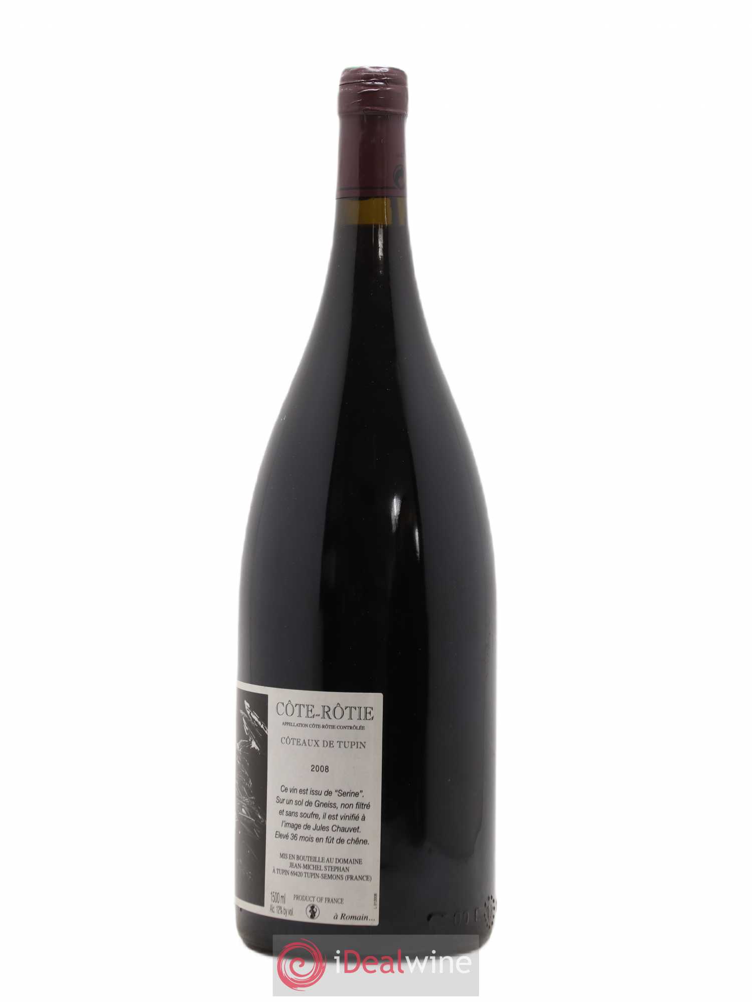 Côte-Rôtie Coteaux de Tupin Jean-Michel Stephan 2008 - Lot de 1 magnum - 1