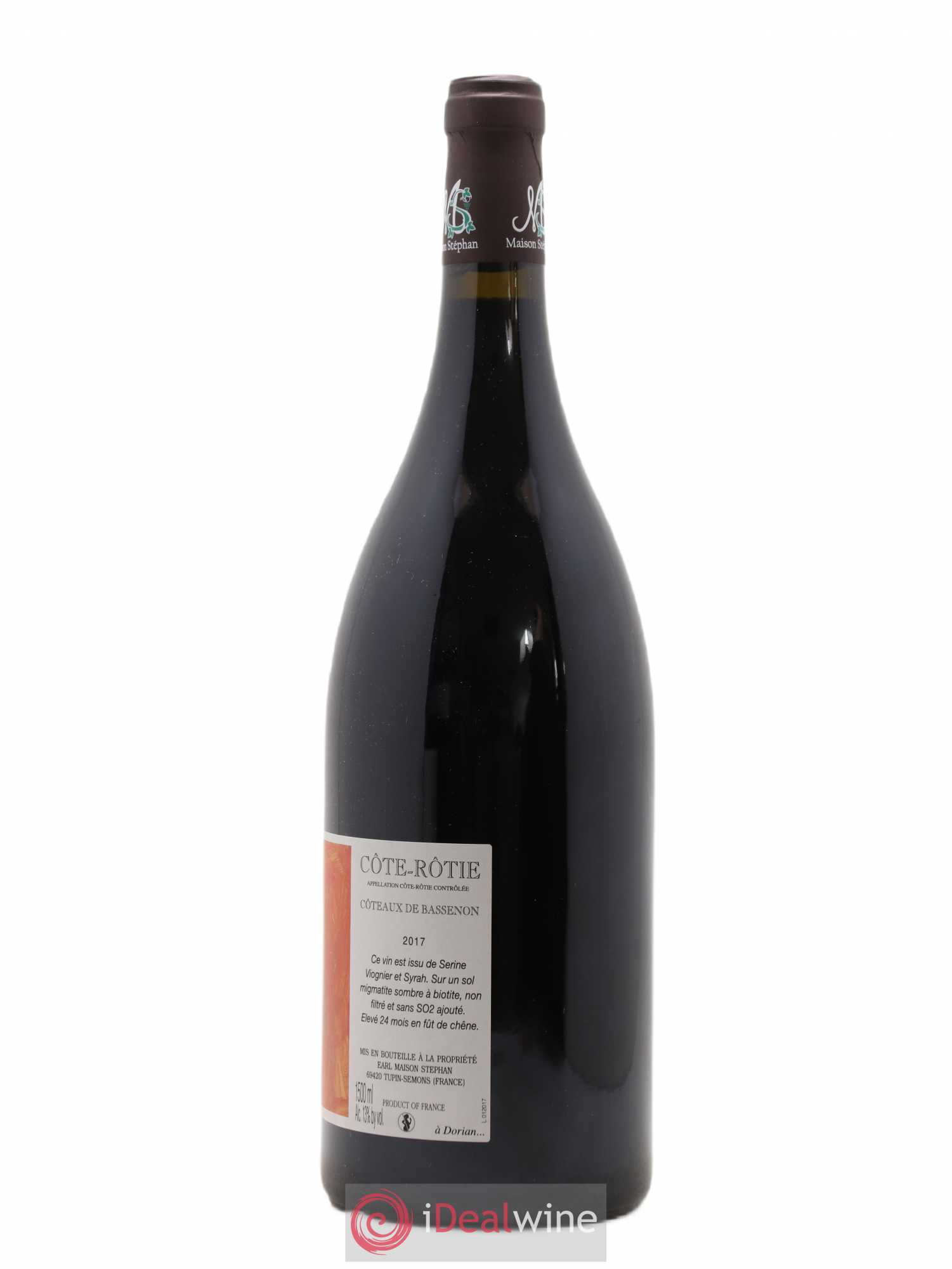 Côte-Rôtie Coteaux de Bassenon Jean-Michel Stephan 2017 - Lot de 1 magnum - 1
