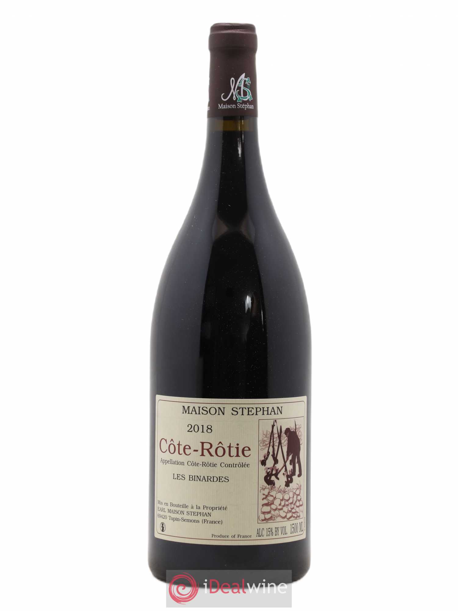 Côte-Rôtie Les Binardes Jean-Michel Stephan 2018 - Lot de 1 magnum - 0