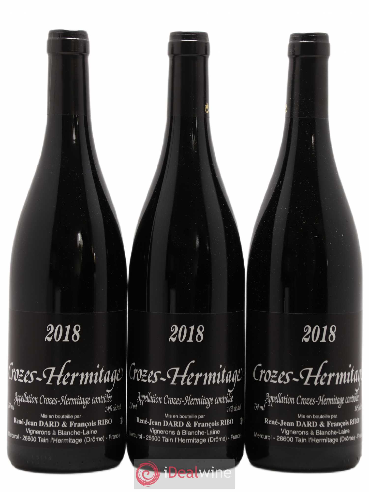 Crozes-Hermitage Dard et Ribo (Domaine) 2018 - Lot de 3 bouteilles - 0