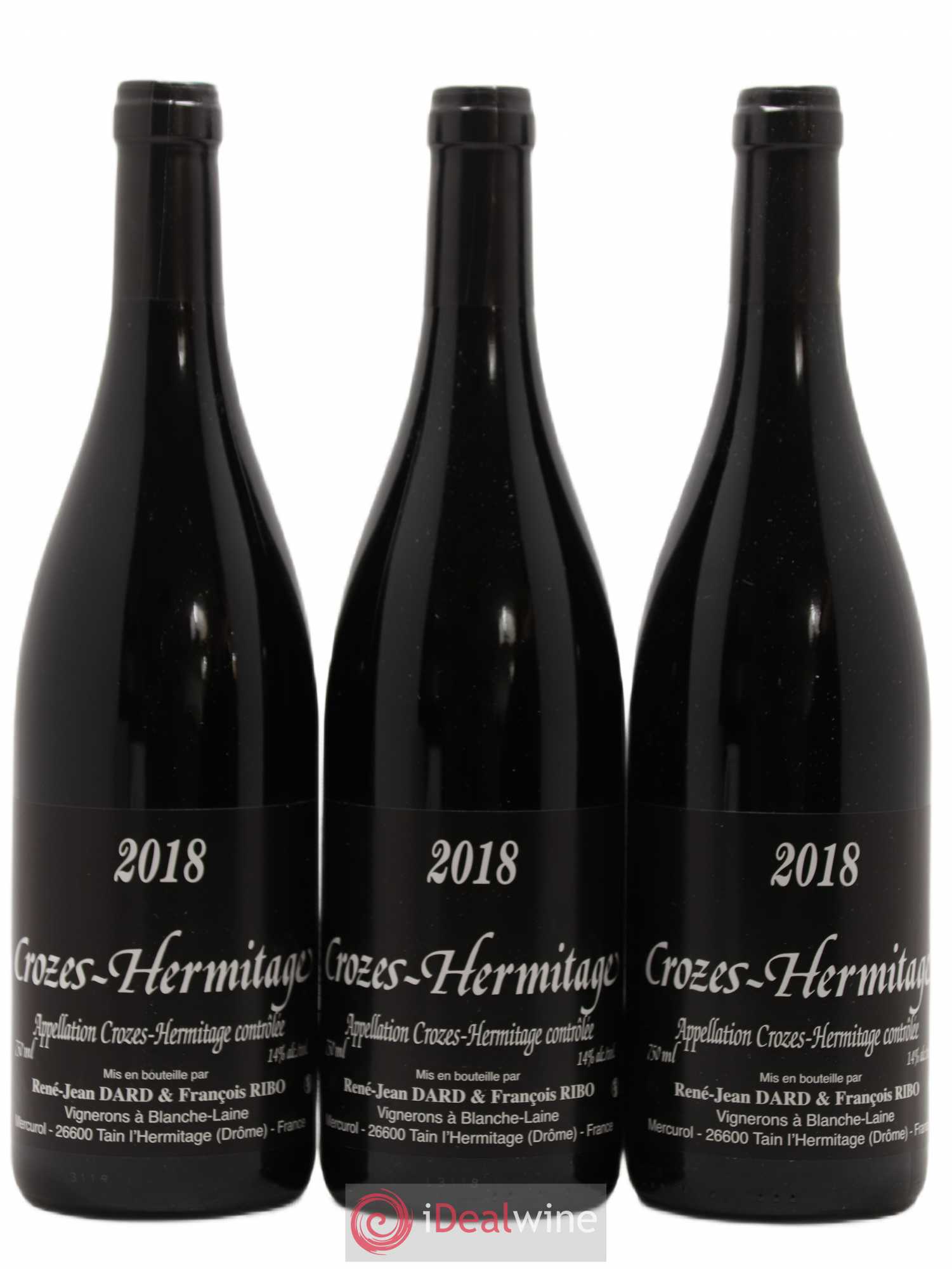 Crozes-Hermitage Dard et Ribo (Domaine) 2018 - Lot de 3 bouteilles - 0