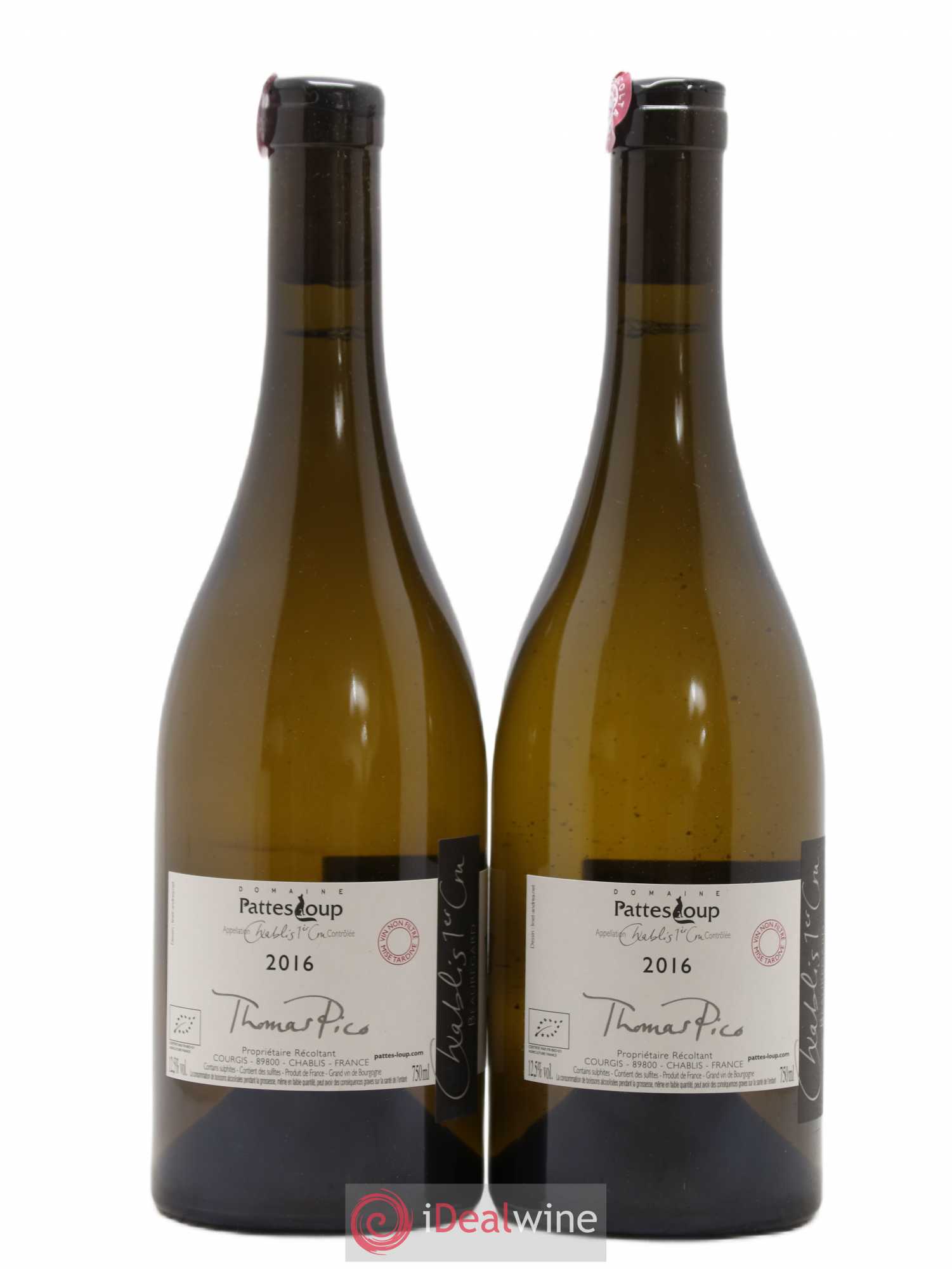 Chablis 1er Cru Beauregard Pattes Loup (Domaine) 2016 - Posten von 2 Flaschen - 1