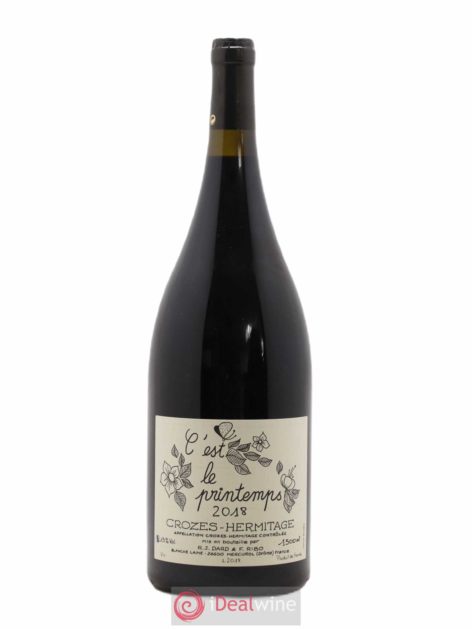 Crozes-Hermitage Dard et Ribo (Domaine) C'est le Printemps 2018 - Posten von 1 Magnum - 0