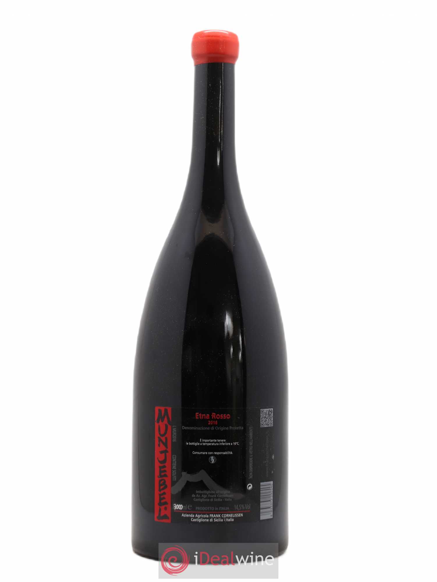 Terre Siciliane IGT Munjebel Rosso Frank Cornelissen 2016 - Lot de 1 double magnum - 0