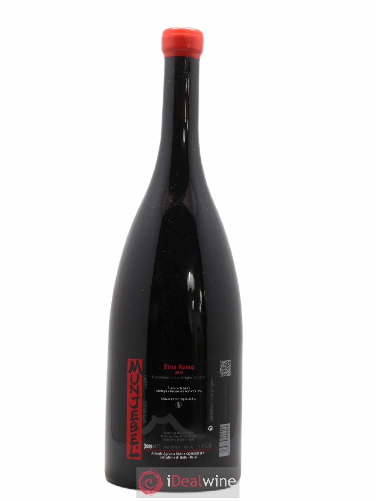 Terre Siciliane IGT Munjebel Rosso Frank Cornelissen 2016 - Lot de 1 double magnum - 0