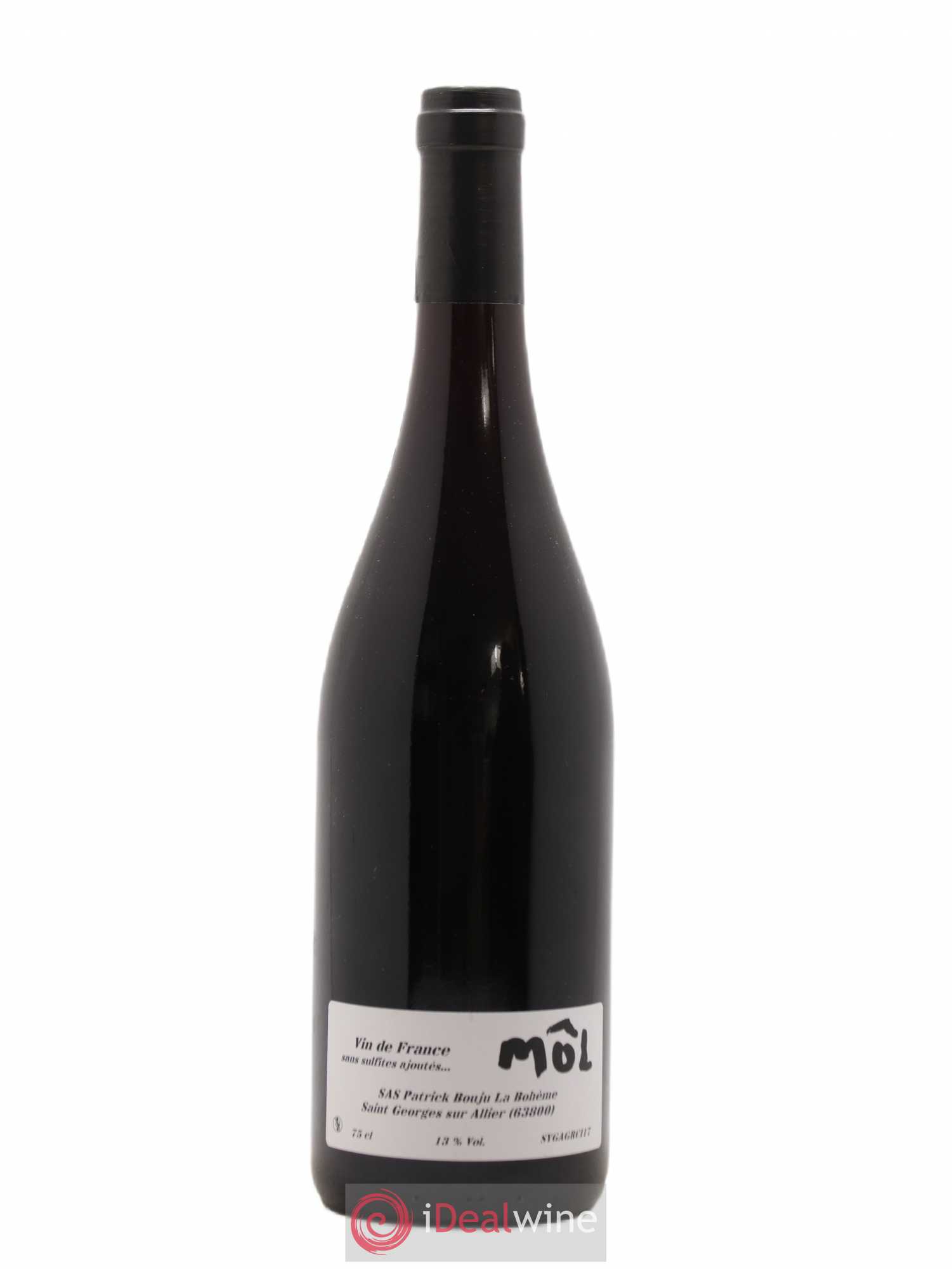 Vin de France Môl Patrick Bouju - La Bohème 2017 - Lot de 1 bouteille - 1