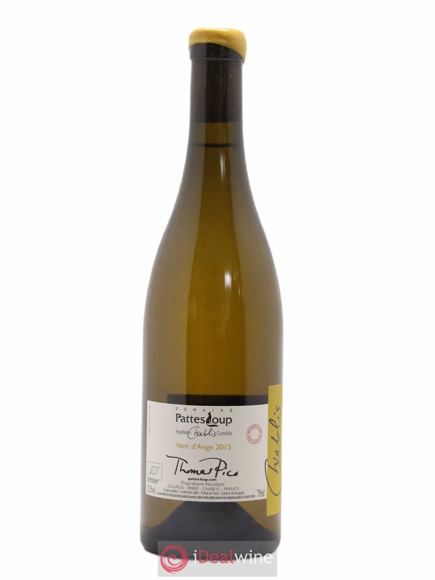 Chablis Vent d'Ange Pattes Loup (Domaine) 2015 - Posten von 1 Flasche - 1
